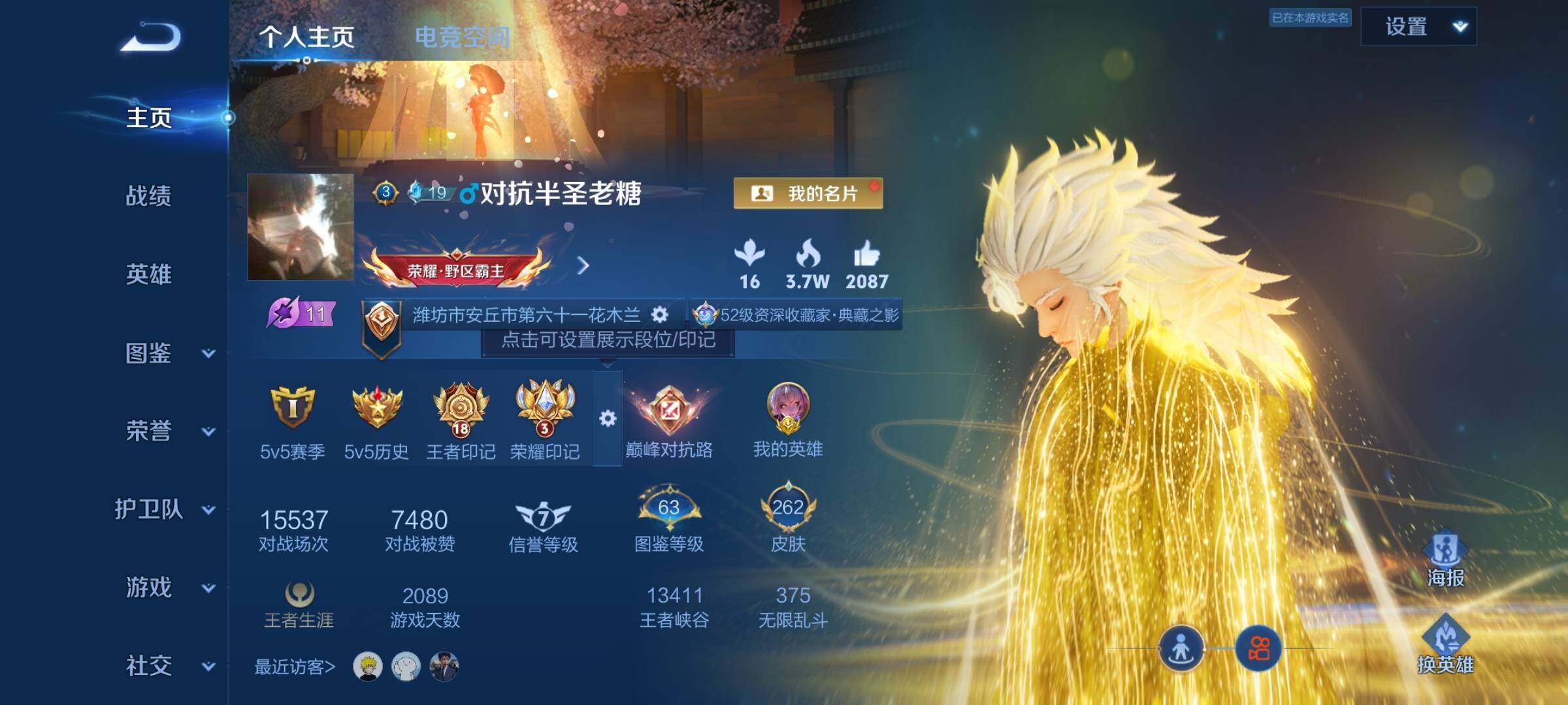 WZYXS3208396王者荣耀账号详情图2