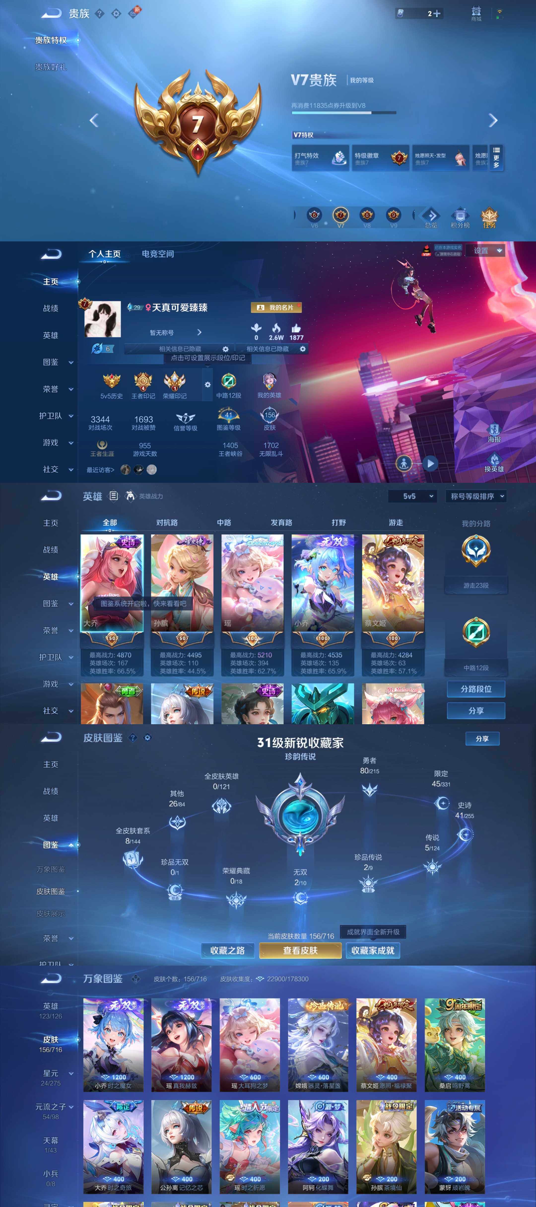 WZYXS3208355王者荣耀账号详情图2