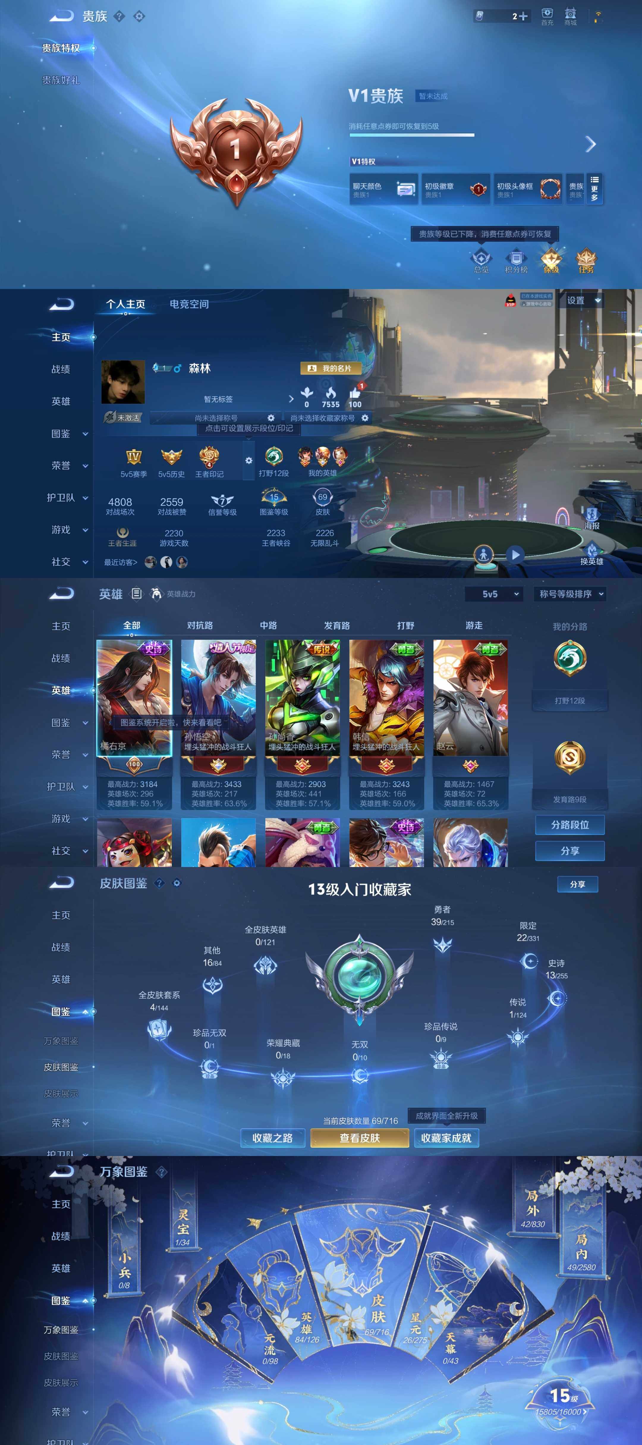 WZYXS3208433王者荣耀账号详情图2