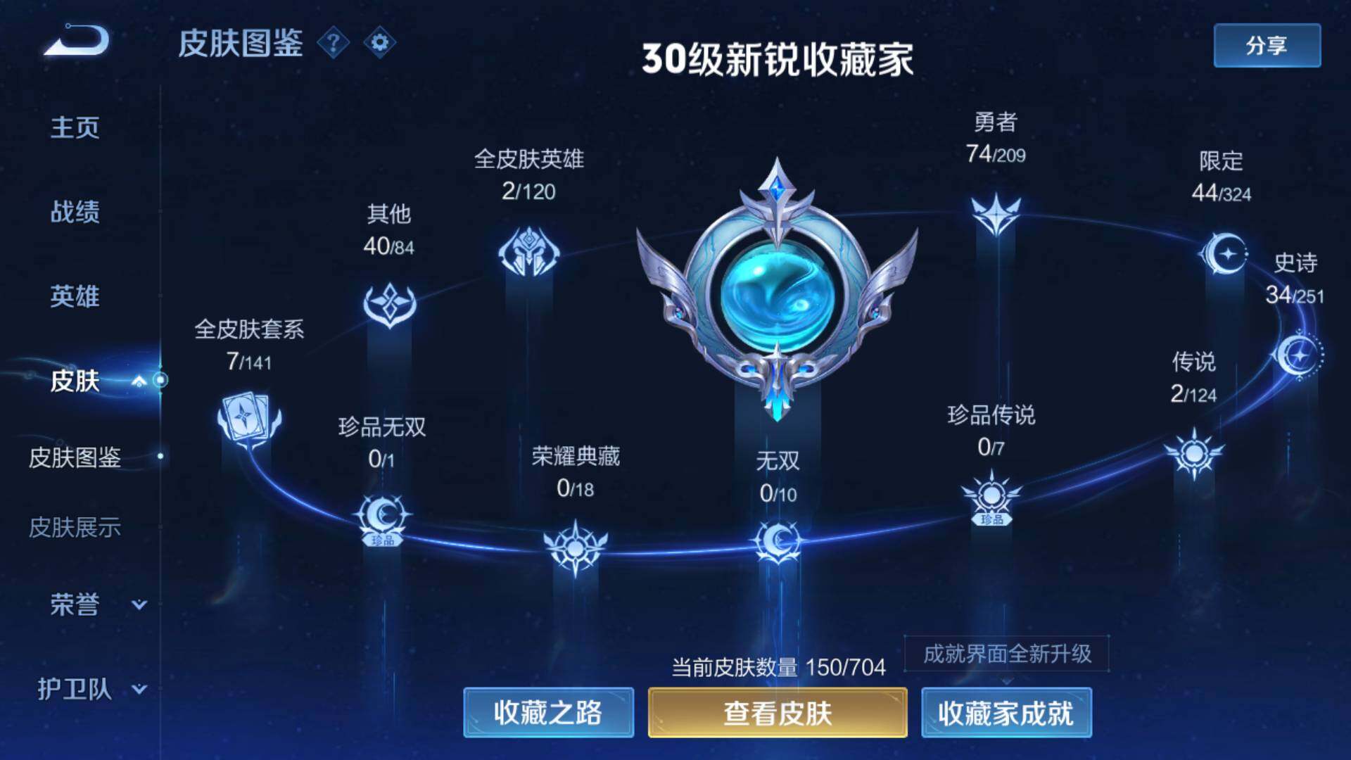 WZLFY3208736王者荣耀账号详情图4 WZLFY3208736王者荣耀账号详情图4