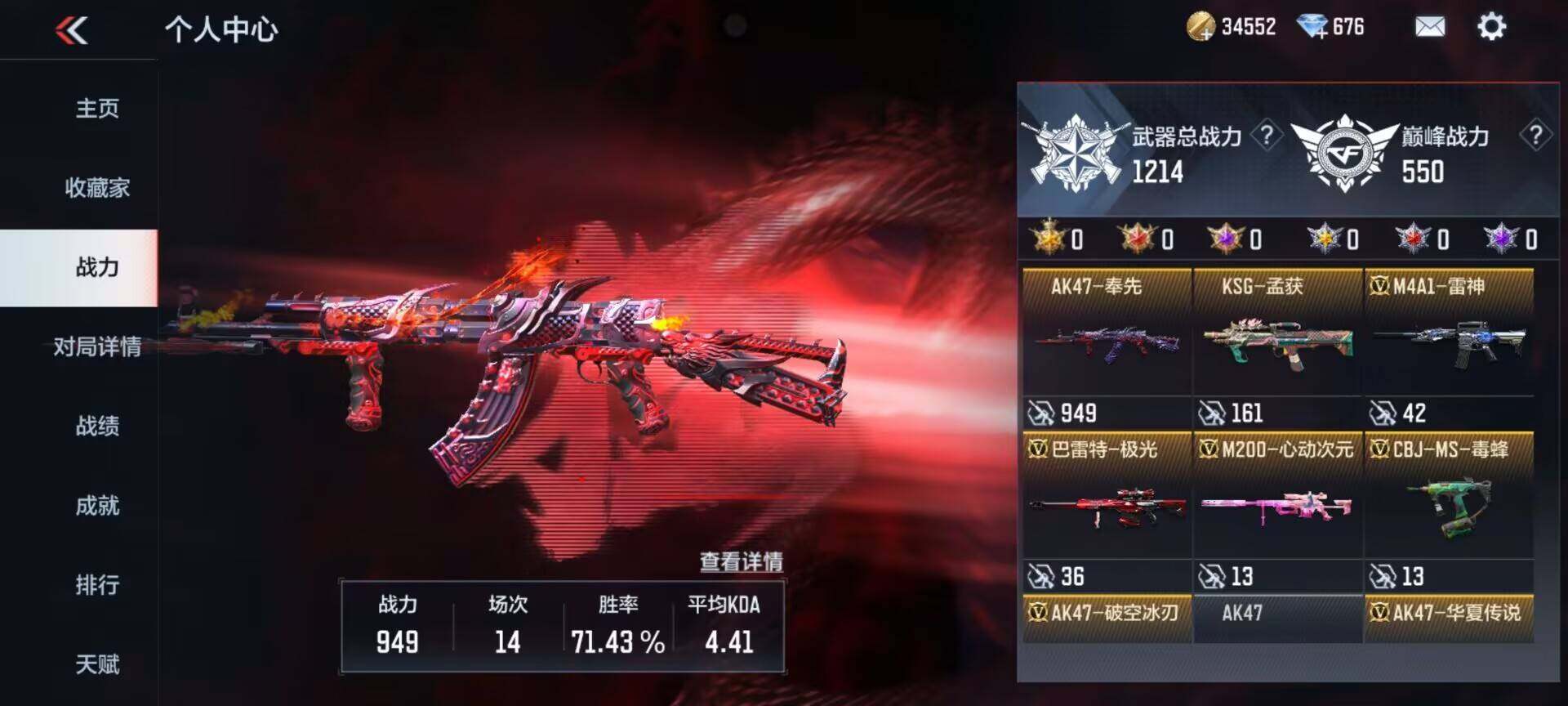 CFMEY340976枪战王者账号详情图3