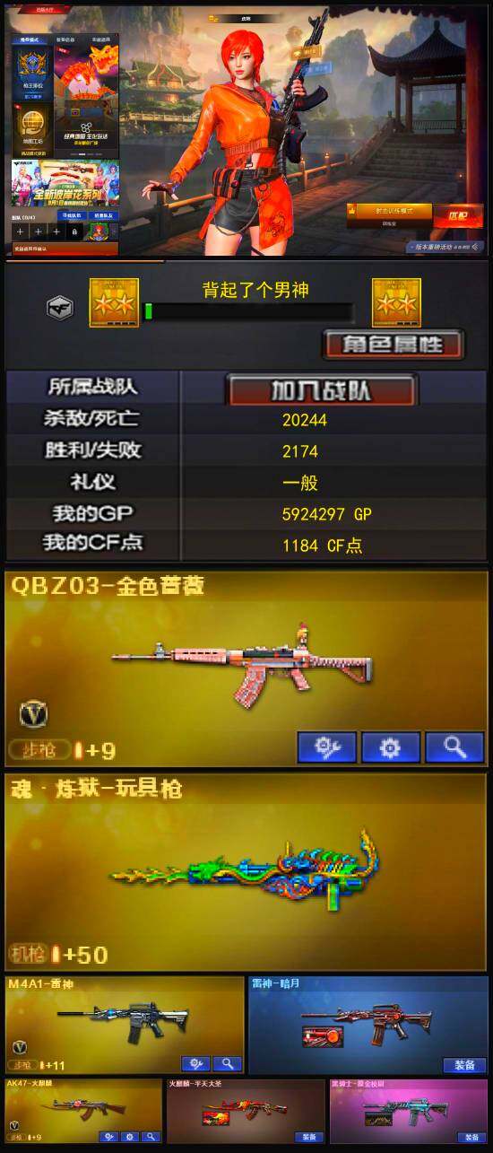 CFLX321135穿越火线账号详情图3