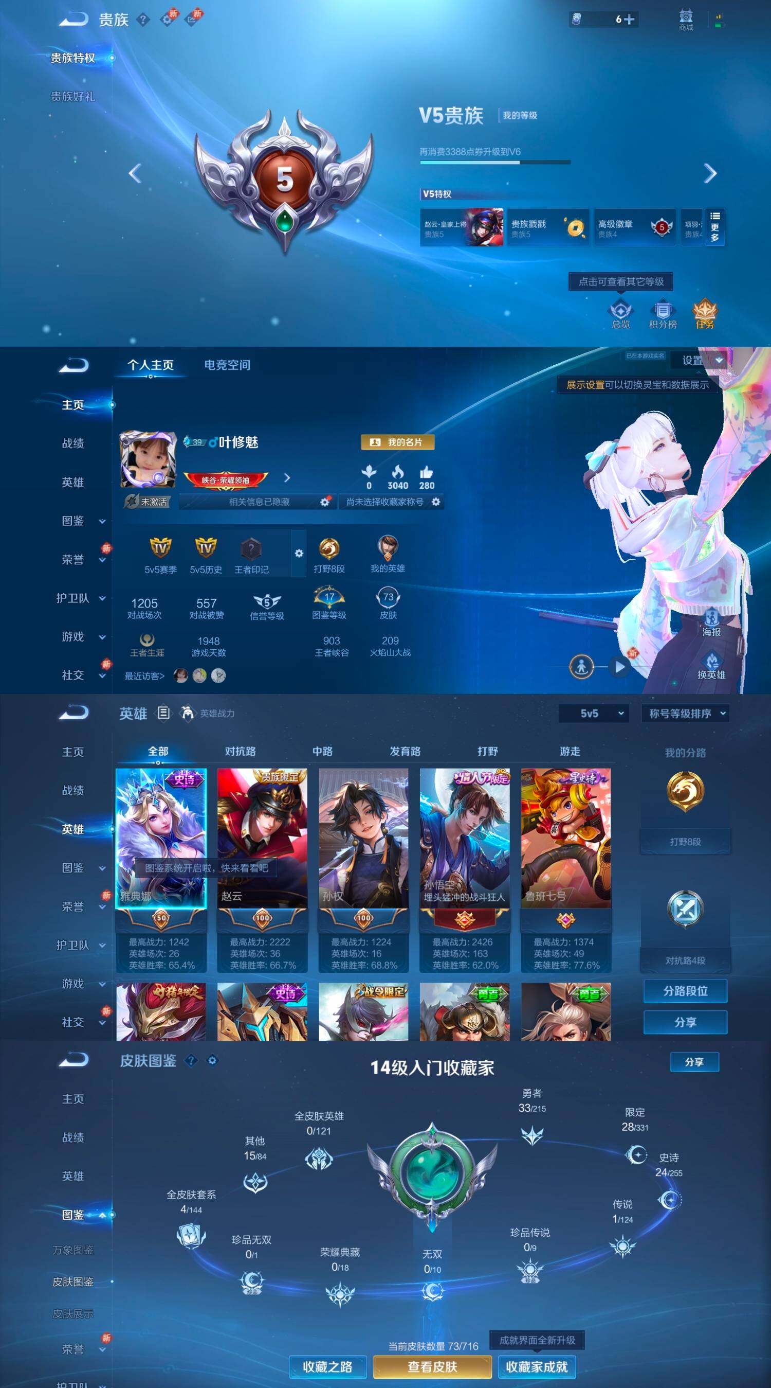 WZYXS3211755王者荣耀账号详情图2 WZYXS3211755王者荣耀账号详情图2