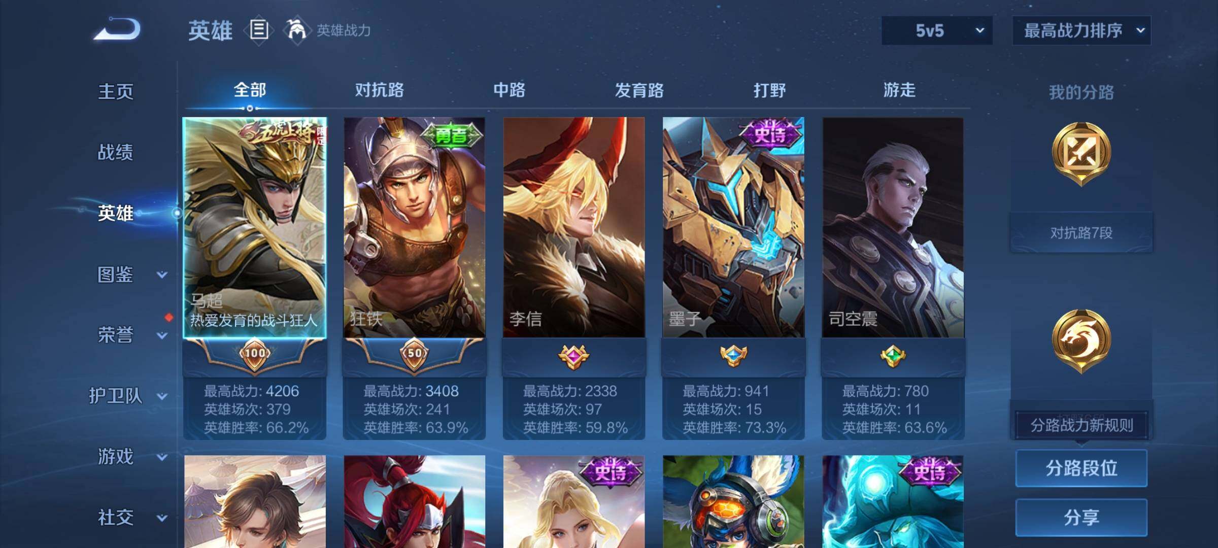 WZYXS3211882王者荣耀账号详情图3