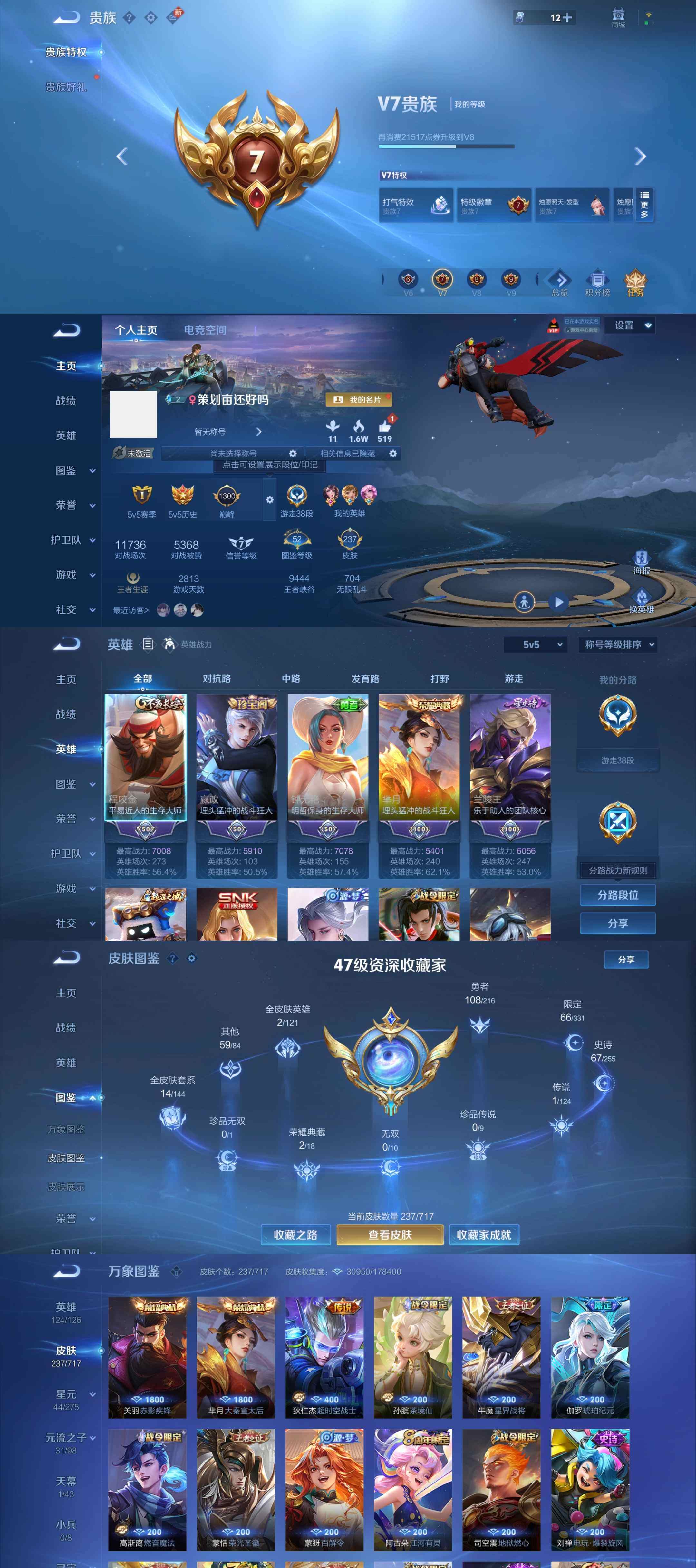 WZYXS3212076王者荣耀账号详情图2