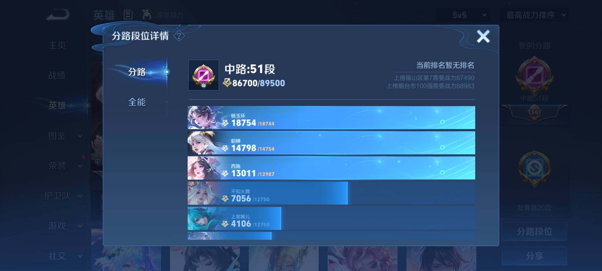 WZYXS3213083王者荣耀账号详情图7 WZYXS3213083王者荣耀账号详情图7
