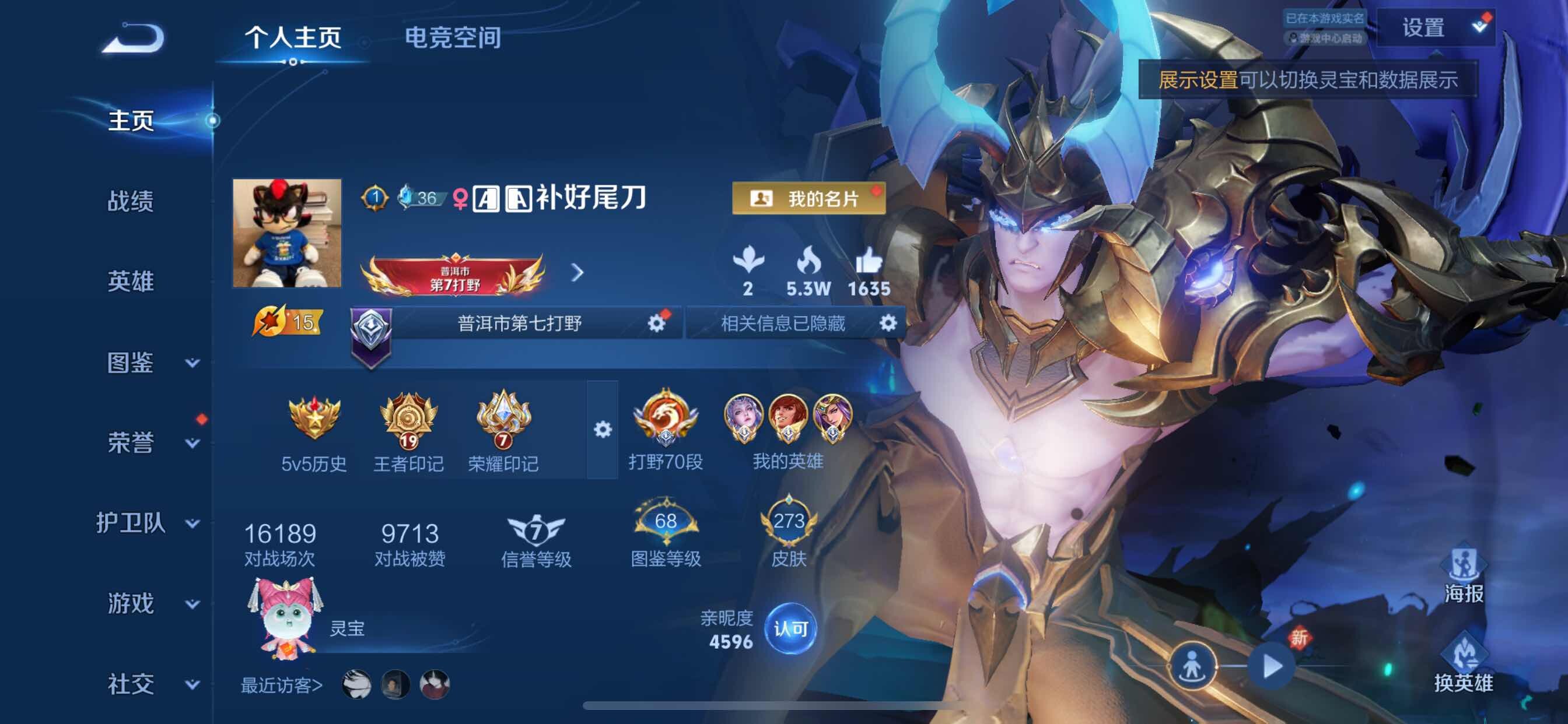 WZYXS3213110王者荣耀账号详情图2 WZYXS3213110王者荣耀账号详情图2