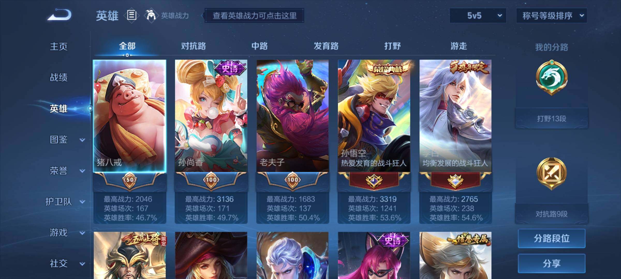WZYXS3219630王者荣耀账号详情图3