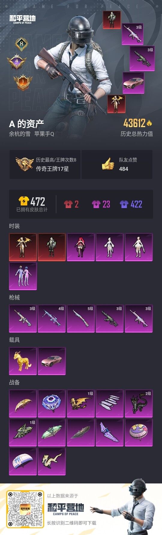 HPLE3293948和平精英账号详情图2 HPLE3293948和平精英账号详情图2