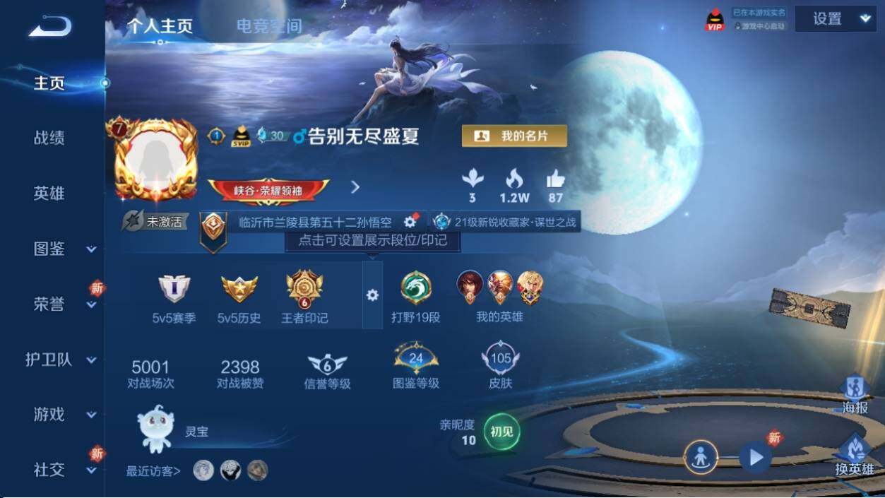 WZ033219594王者荣耀账号详情图5 WZ033219594王者荣耀账号详情图5