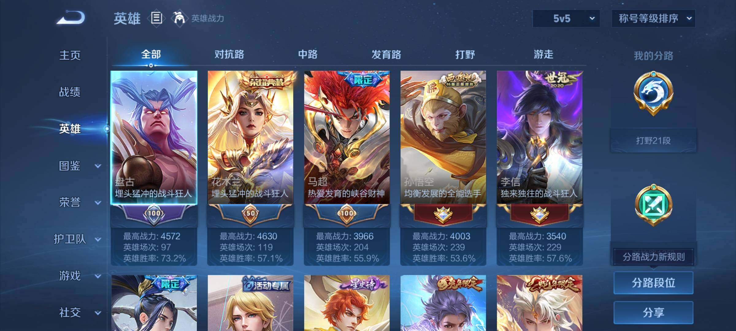 WZYXS3221322王者荣耀账号详情图3
