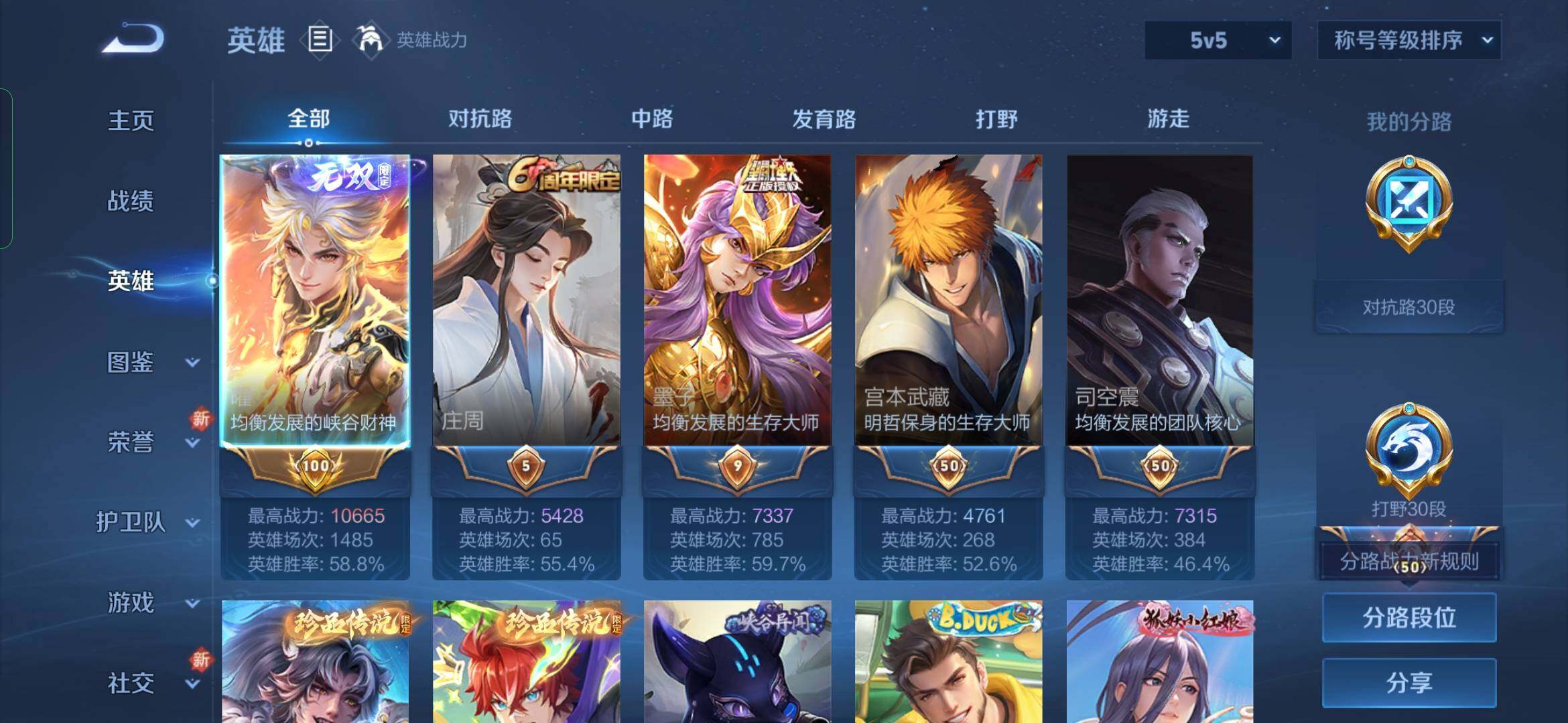 WZYXS3219910王者荣耀账号详情图3 WZYXS3219910王者荣耀账号详情图3