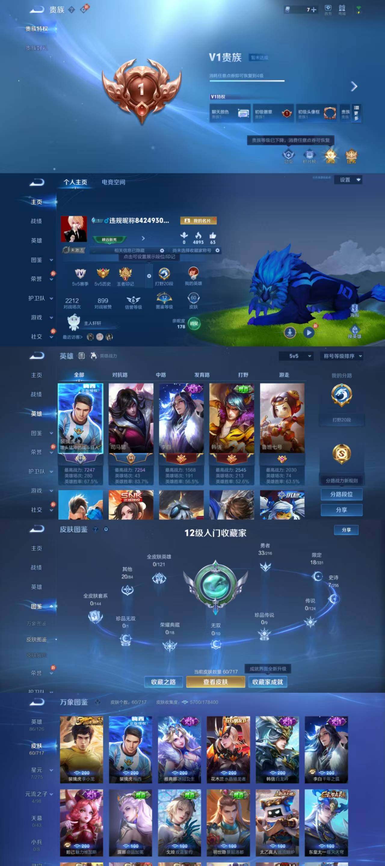 WZYXS3216539王者荣耀账号详情图2 WZYXS3216539王者荣耀账号详情图2