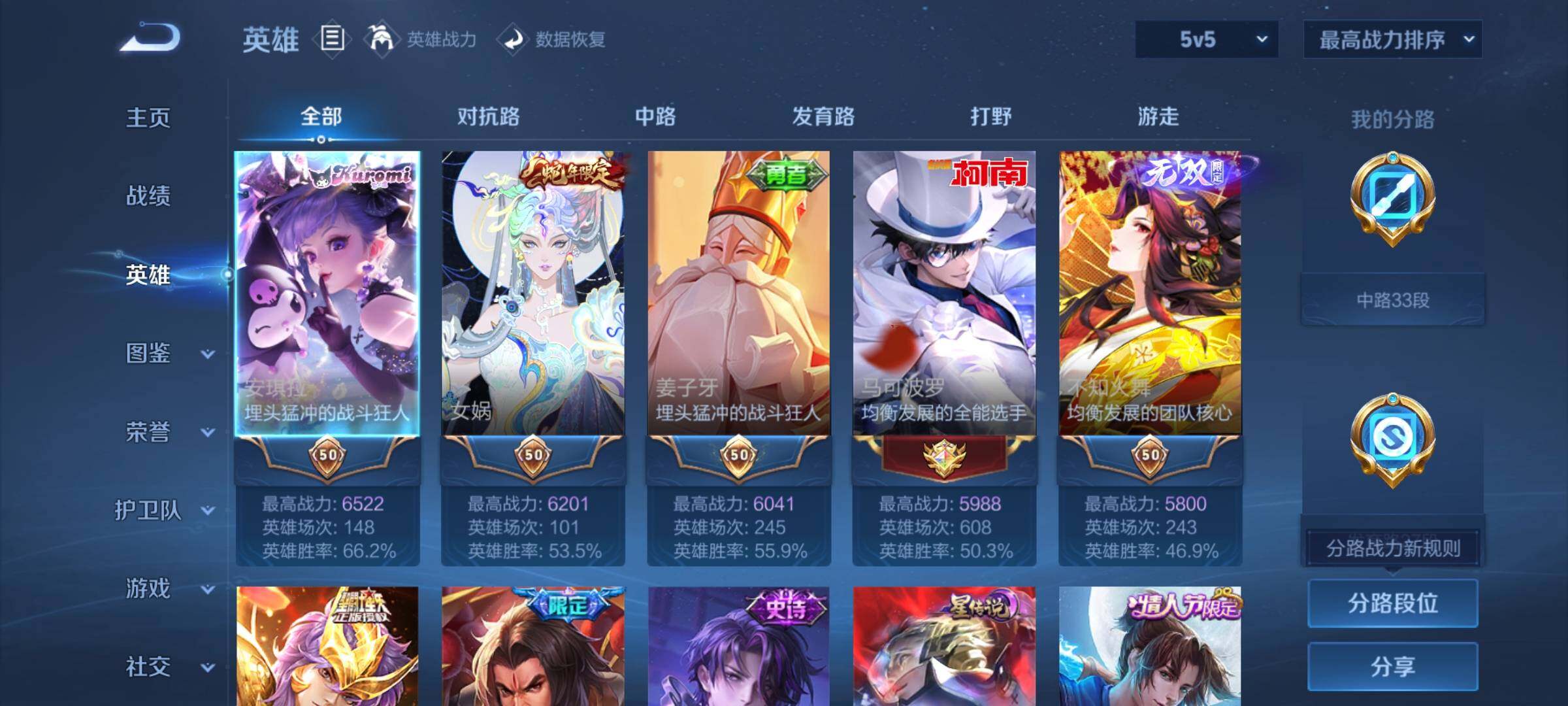 WZCMY3260506王者荣耀账号详情图3
