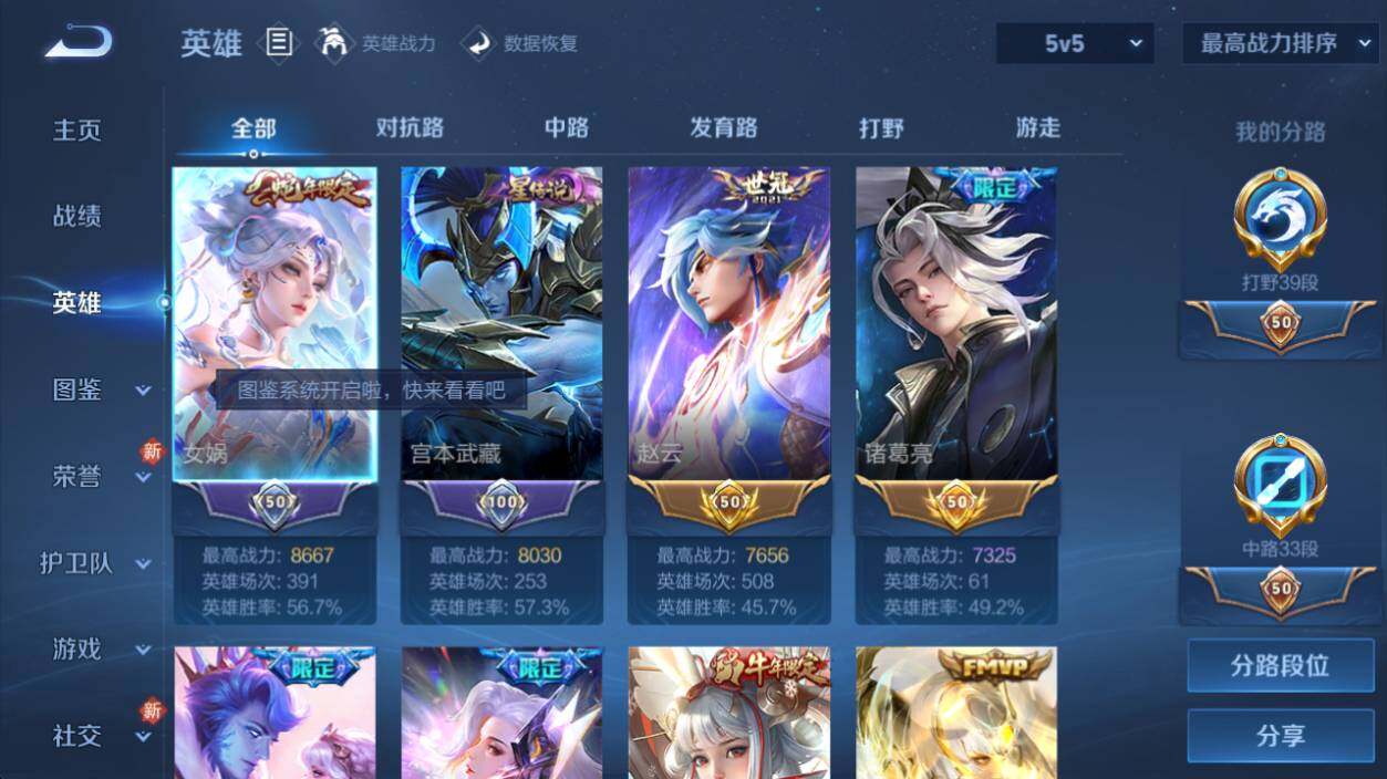 WZ0349216王者荣耀账号详情图8 WZ0349216王者荣耀账号详情图8