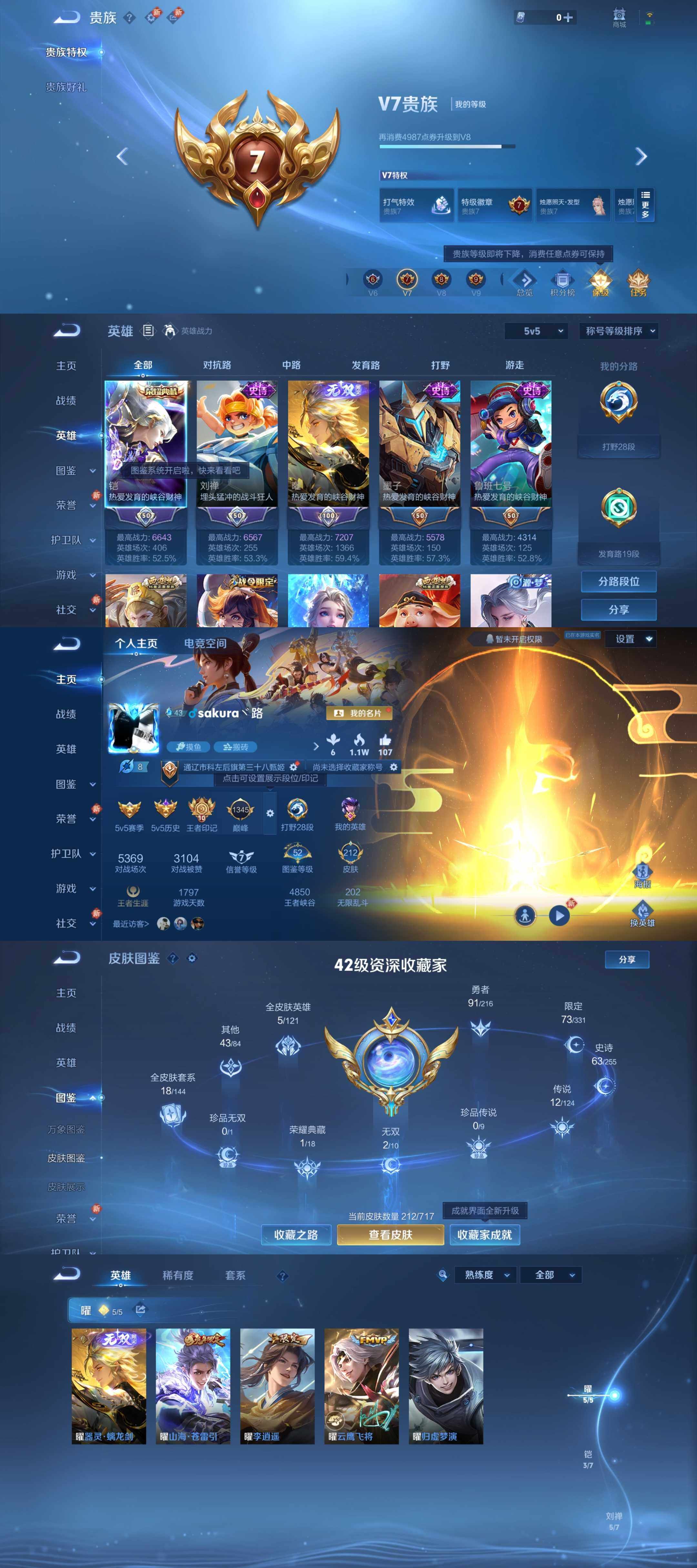 WZYXS3217433王者荣耀账号详情图2 WZYXS3217433王者荣耀账号详情图2