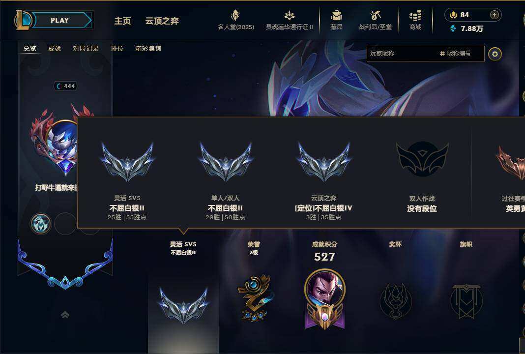 LOLEY39195英雄联盟账号详情图5 LOLEY39195英雄联盟账号详情图5