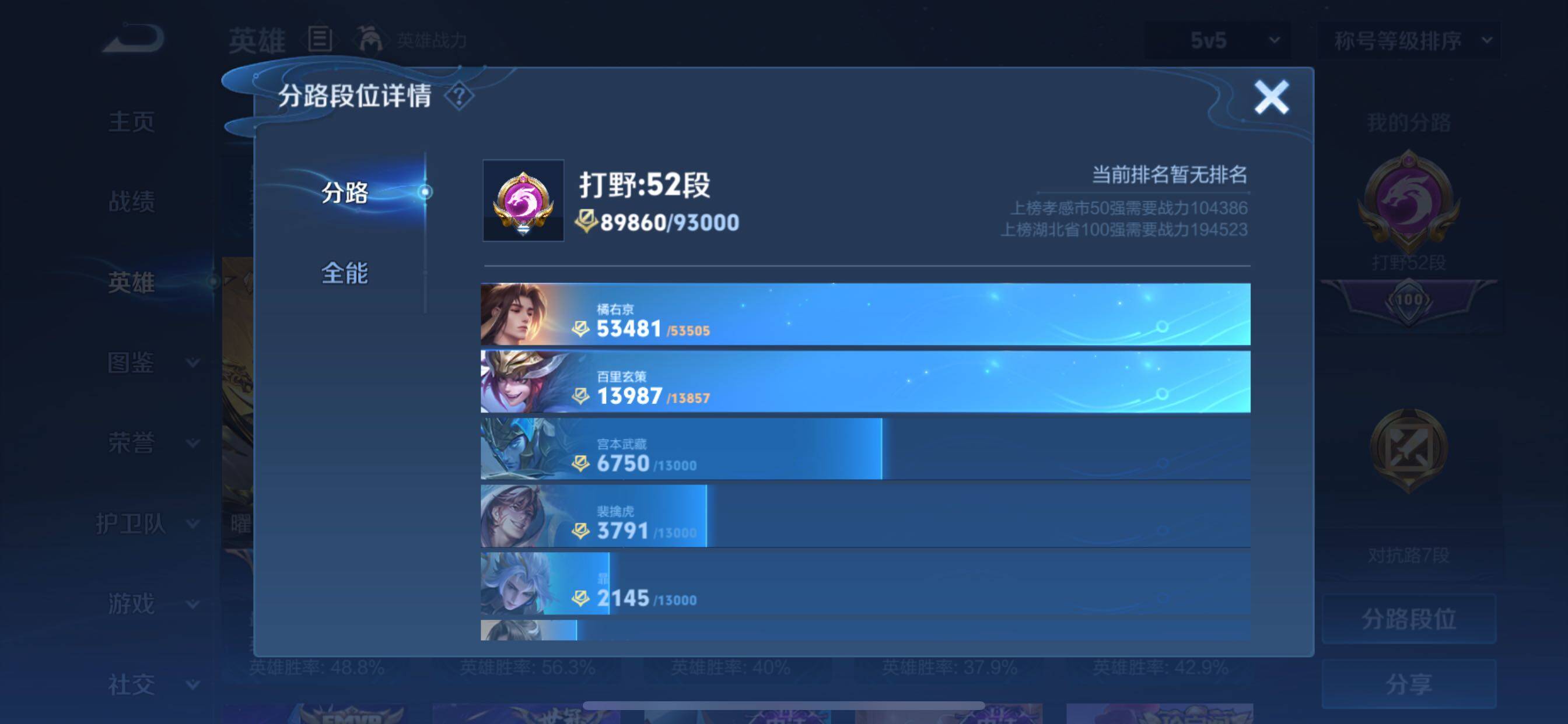 WZYXS3219200王者荣耀账号详情图4 WZYXS3219200王者荣耀账号详情图4