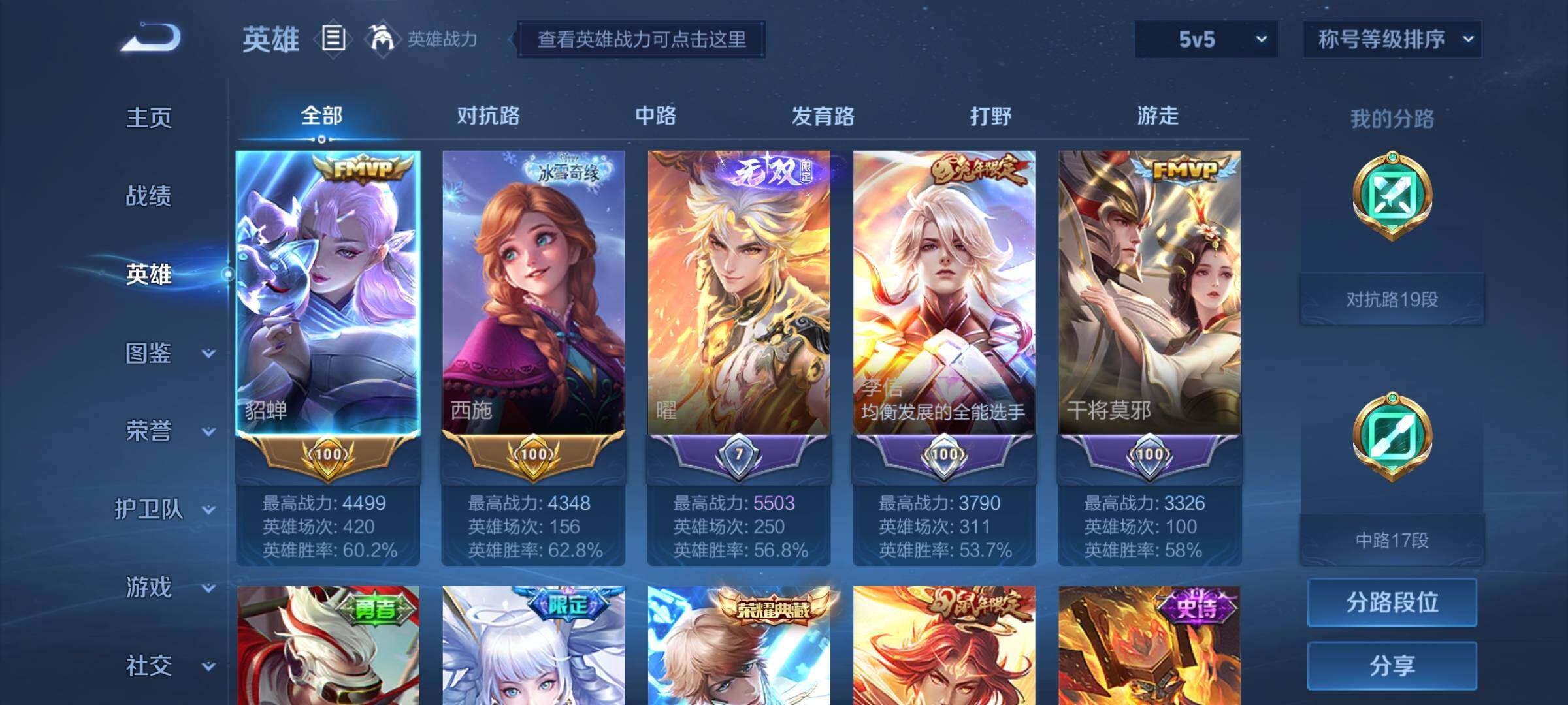 WZYXS3224113王者荣耀账号详情图3
