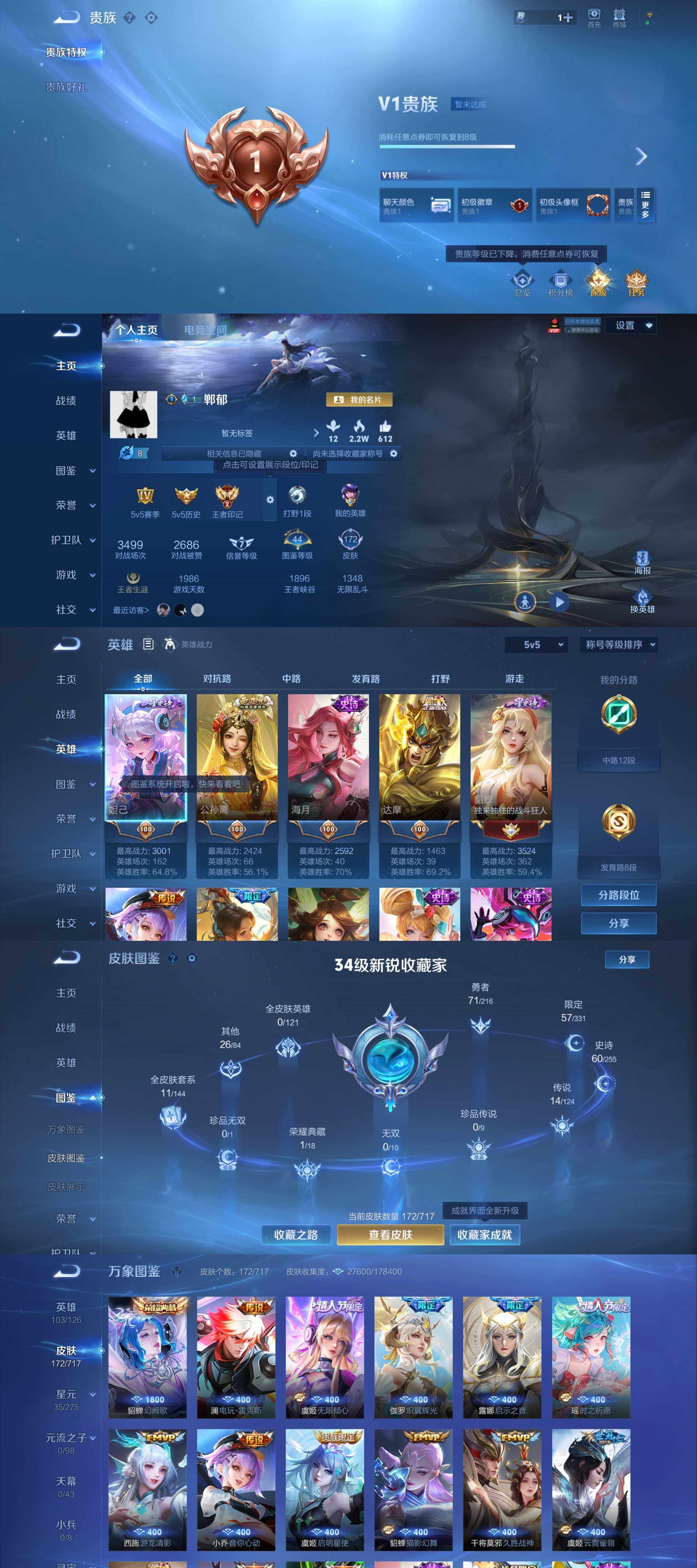WZYXS3219207王者荣耀账号详情图2 WZYXS3219207王者荣耀账号详情图2