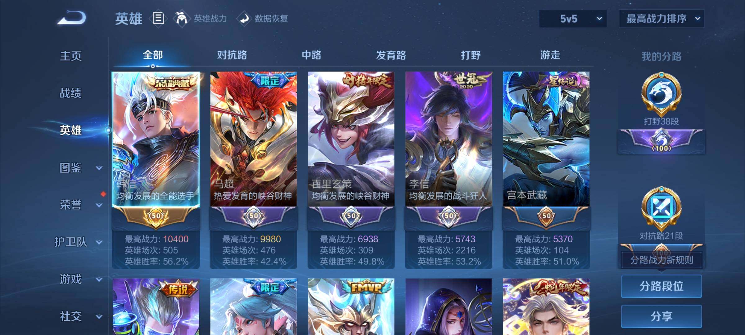WZYXS3219247王者荣耀账号详情图3 WZYXS3219247王者荣耀账号详情图3