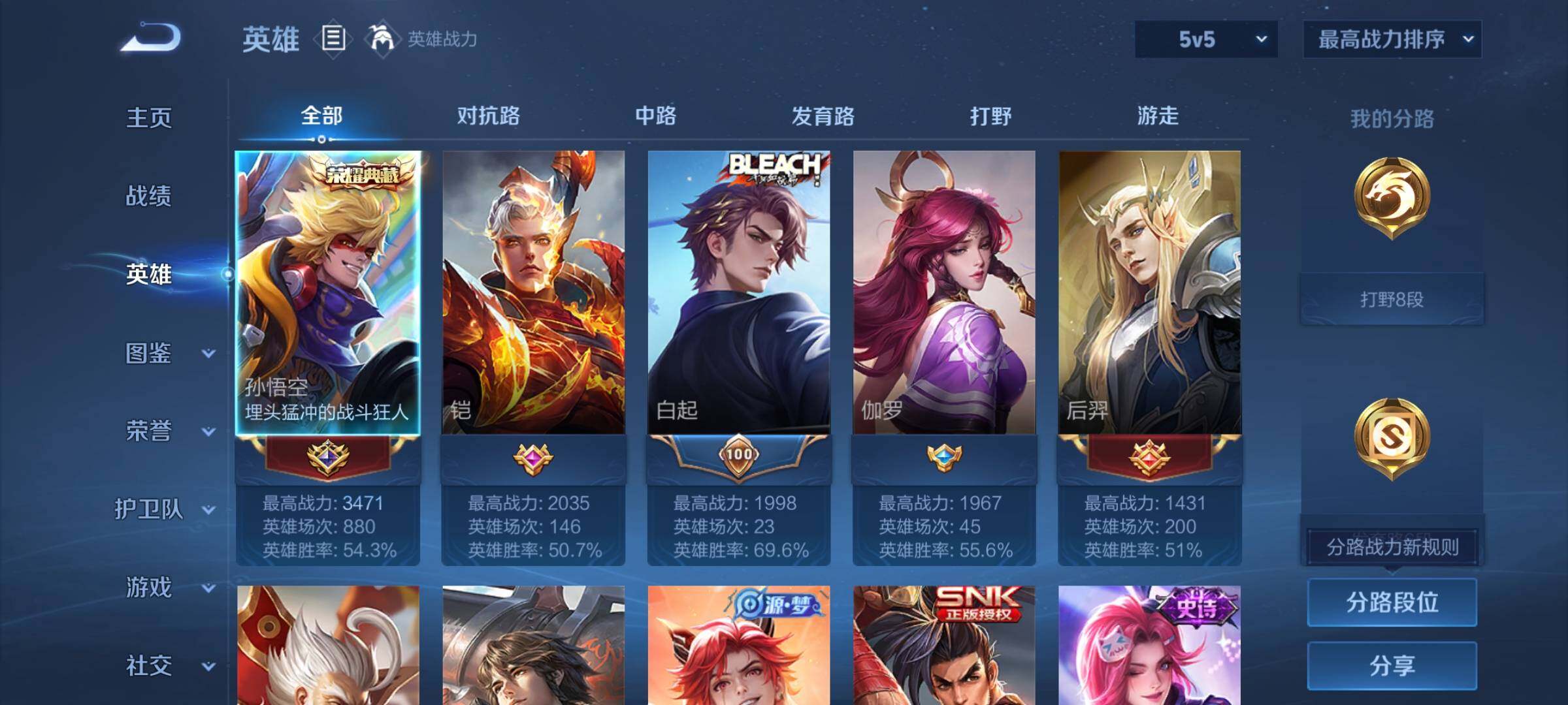 WZYXS3219248王者荣耀账号详情图3