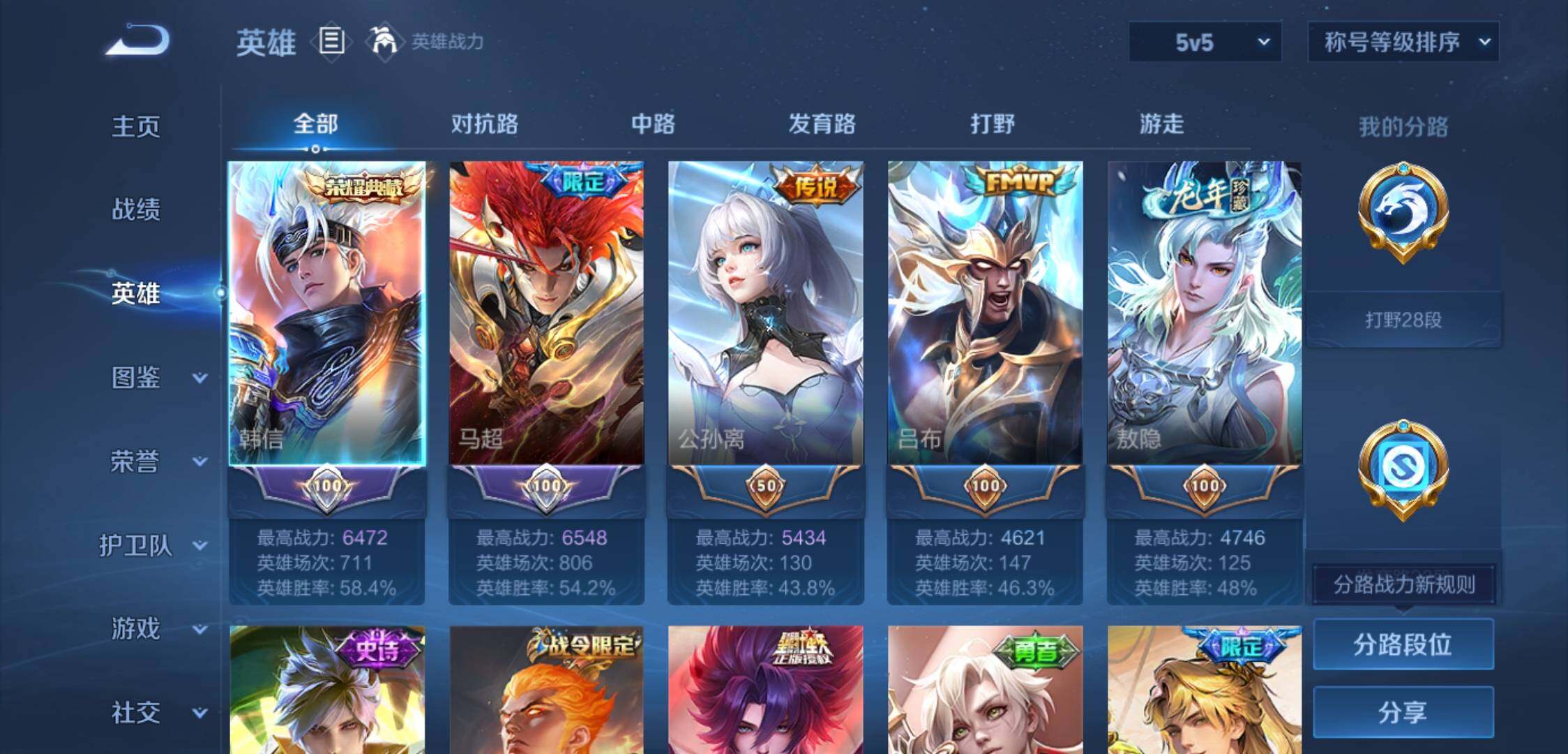 WZYXS3224100王者荣耀账号详情图3