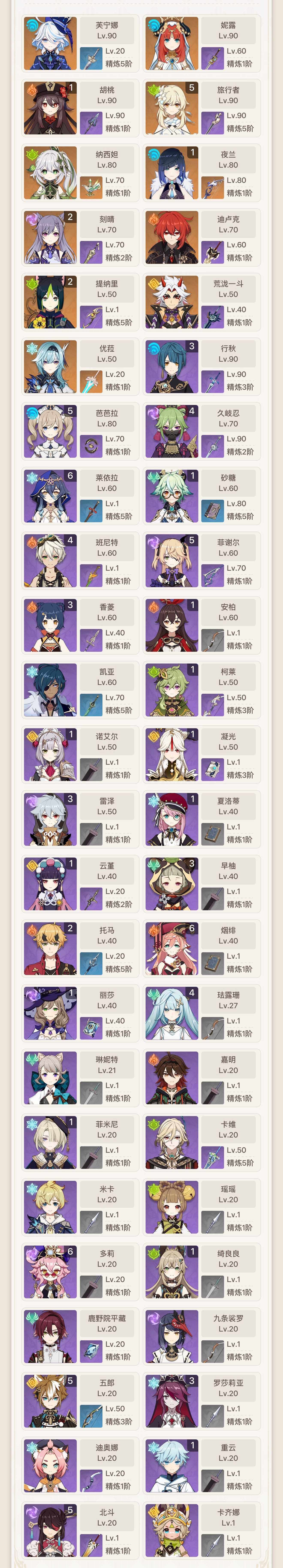 YSEY37832原神账号详情图3 YSEY37832原神账号详情图3
