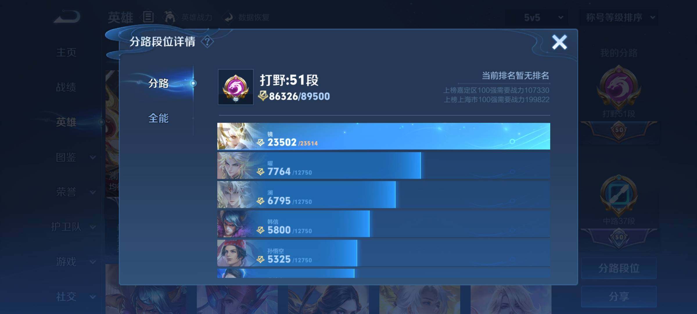 WZCMY3237823王者荣耀账号详情图5
