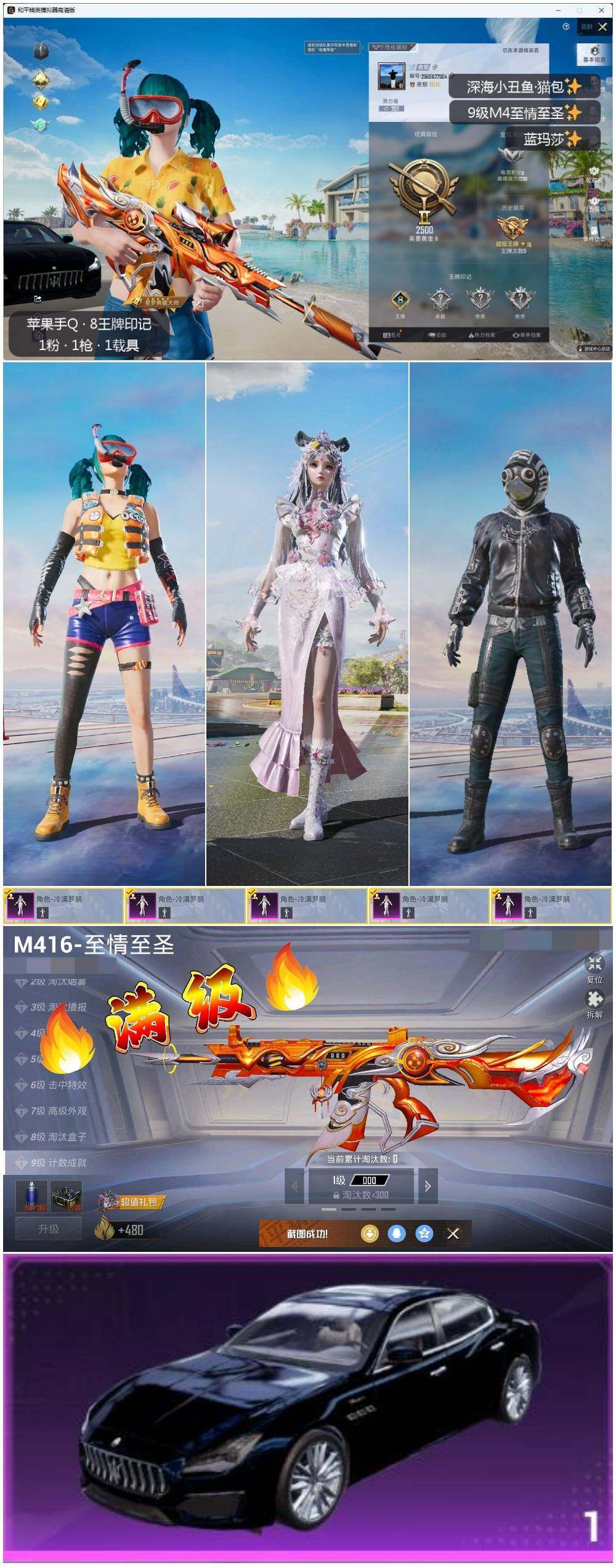 HPLX3336695和平精英账号详情图2