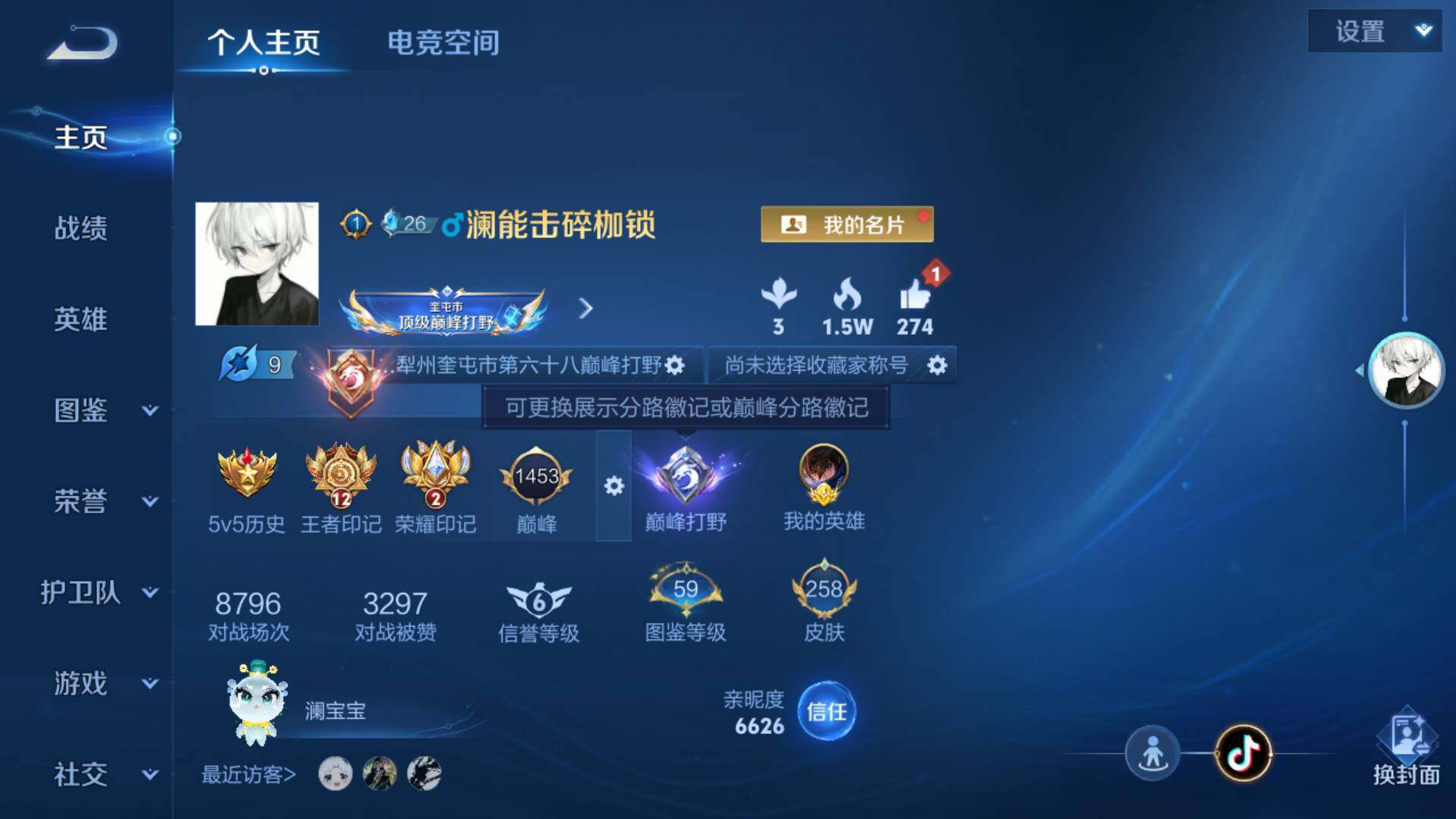 WZLFY3219899王者荣耀账号详情图6 WZLFY3219899王者荣耀账号详情图6