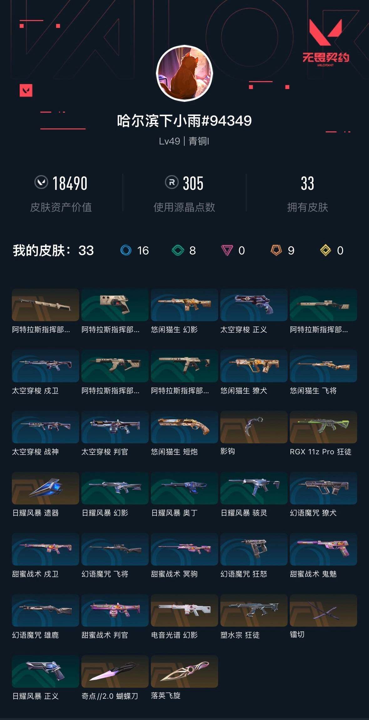 WWQXL38871无畏契约账号详情图2