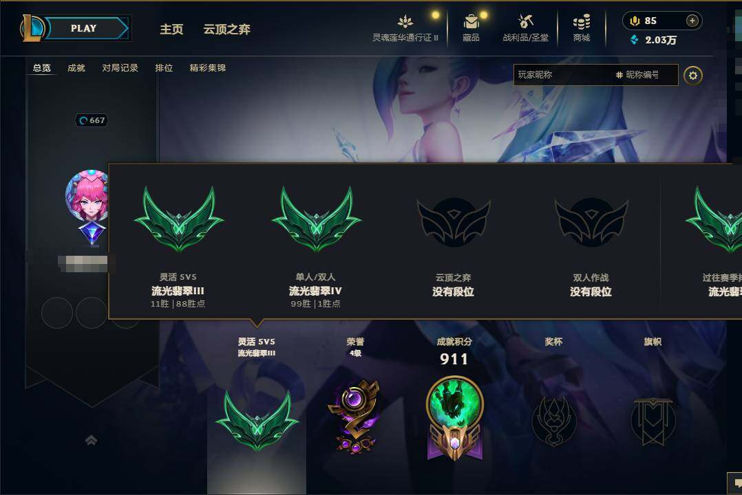 LOLEY39249英雄联盟账号详情图6 LOLEY39249英雄联盟账号详情图6