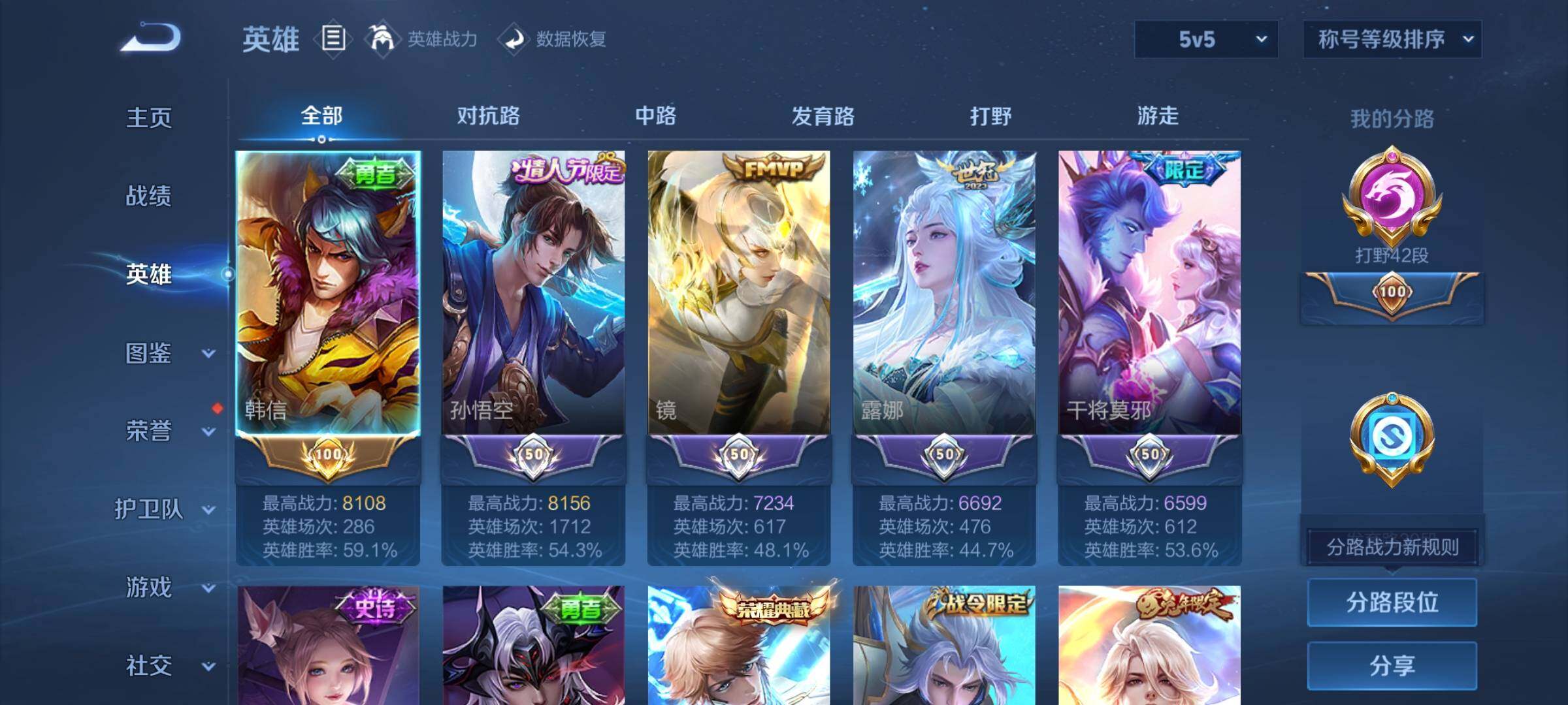 WZYXS3227205王者荣耀账号详情图3