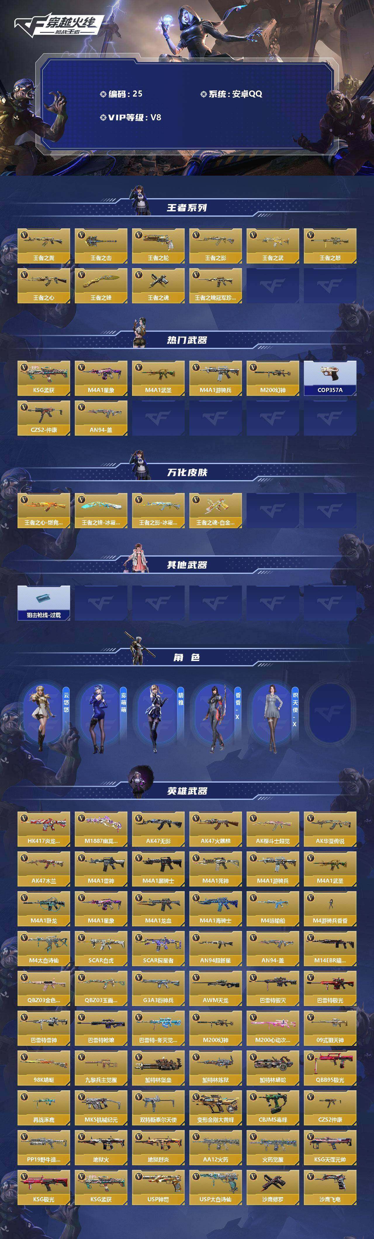 CFMQM366135枪战王者账号详情图11 CFMQM366135枪战王者账号详情图11