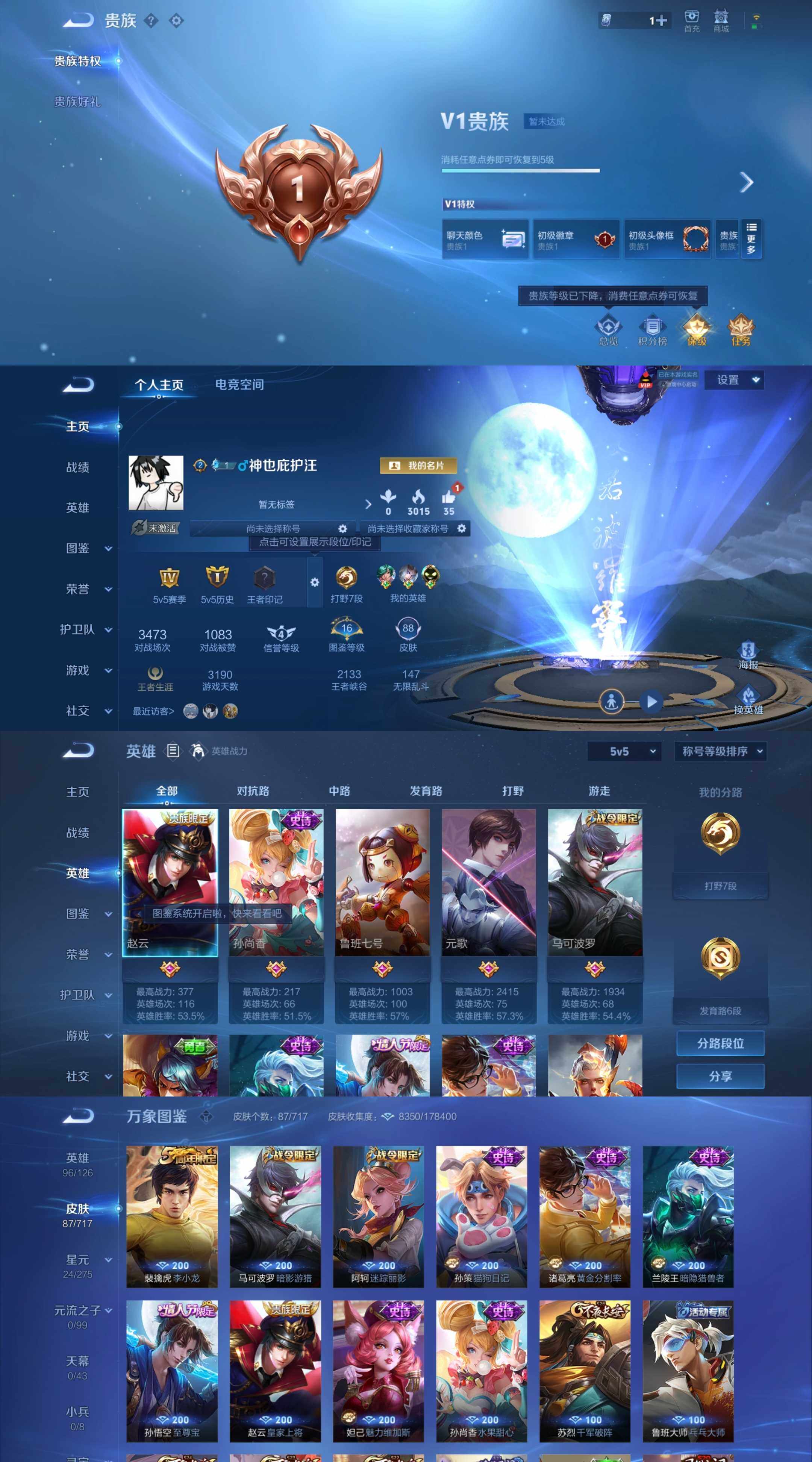 WZCMY3237676王者荣耀账号详情图2