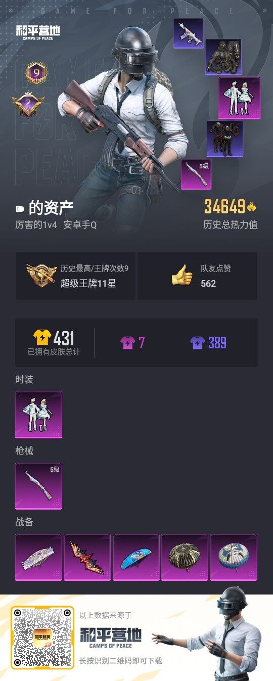 HPLE3299898和平精英账号详情图2 HPLE3299898和平精英账号详情图2