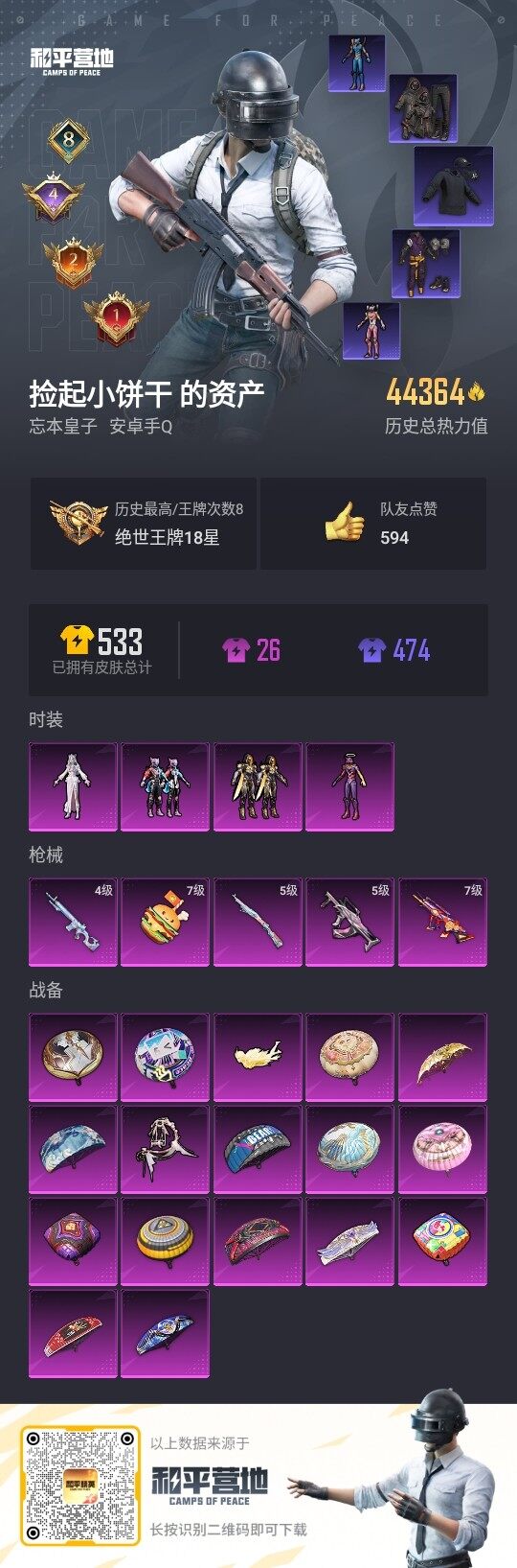 HPLX415007和平精英账号详情图3