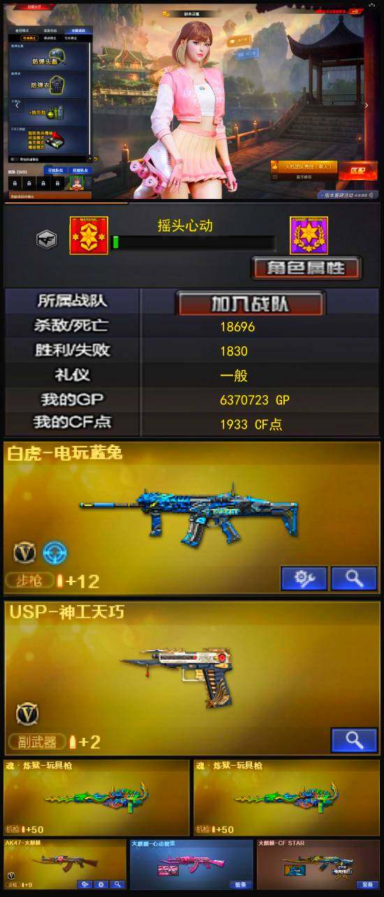 CFLX321657穿越火线账号详情图2