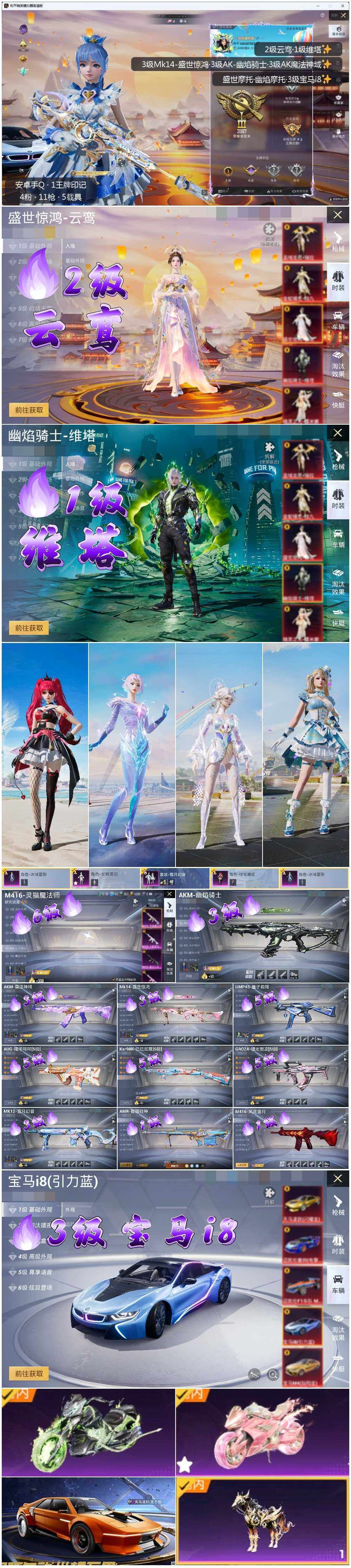 HPLE3336416和平精英账号详情图2