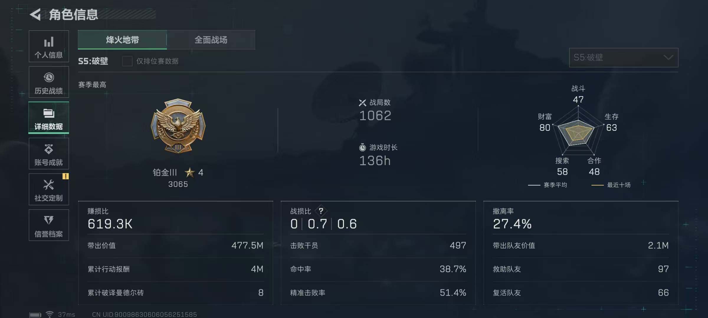 SJZQM328224三角洲行动账号详情图8