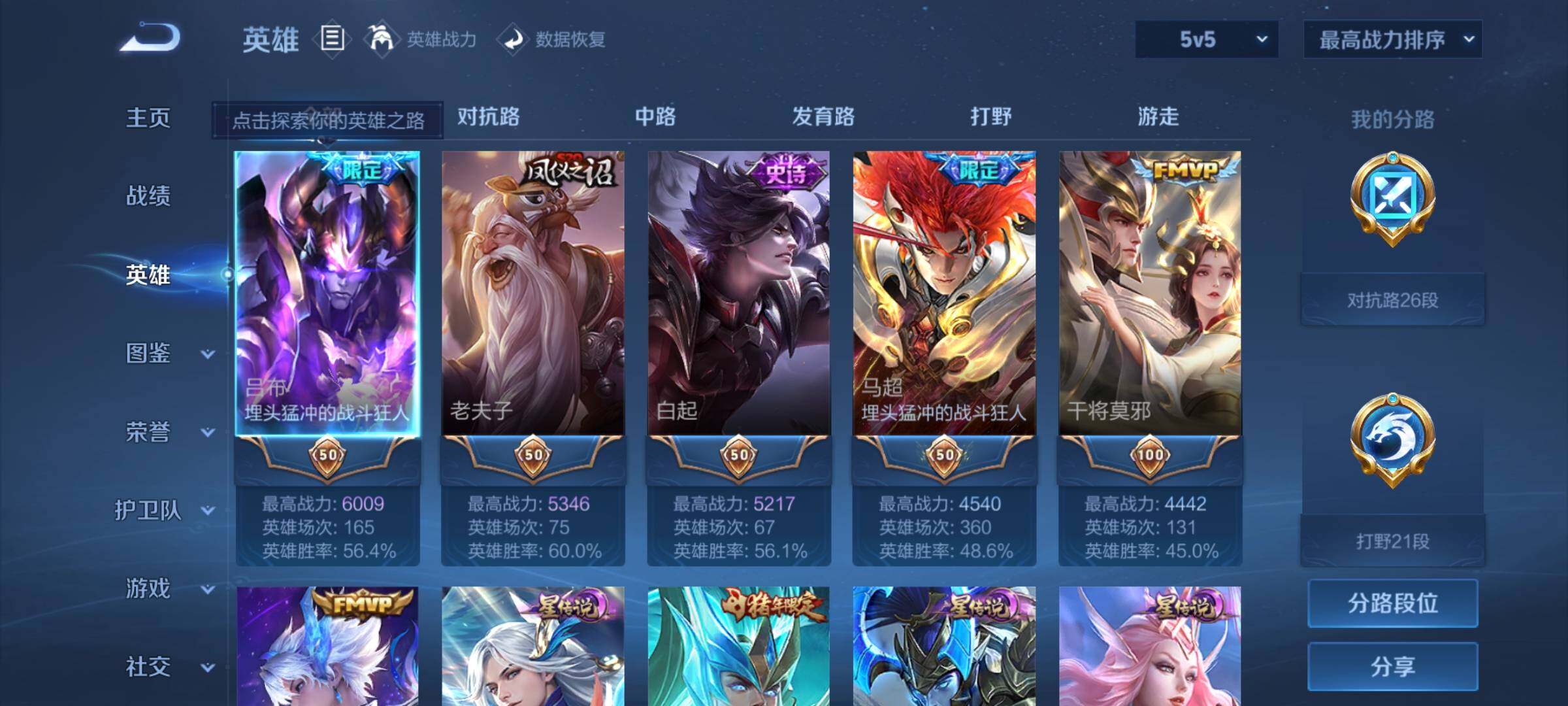 WZYXS3221574王者荣耀账号详情图3