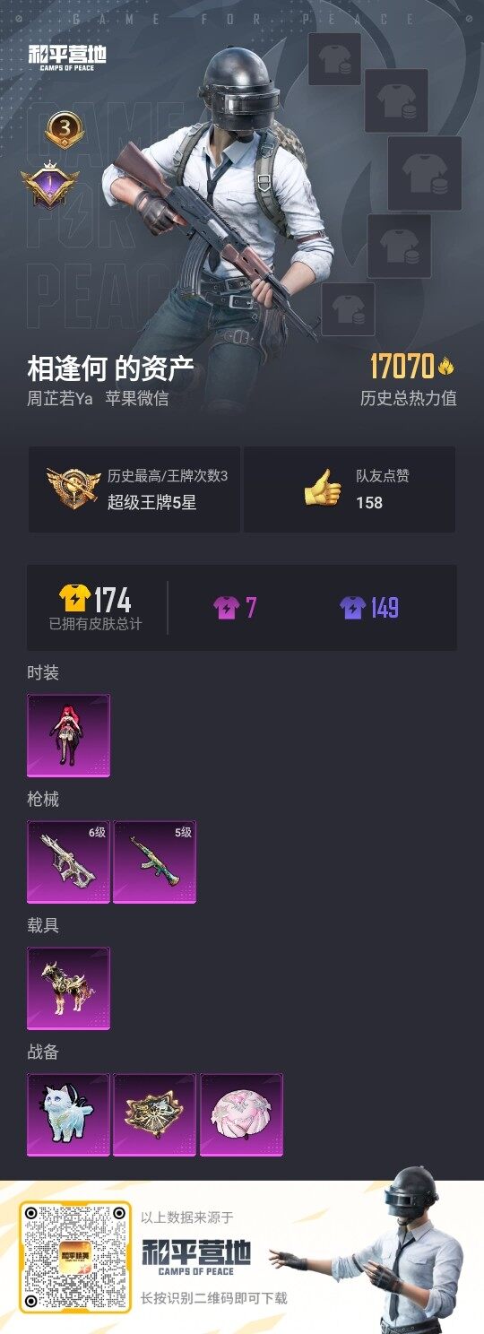 HPLE3300326和平精英账号详情图3 HPLE3300326和平精英账号详情图3