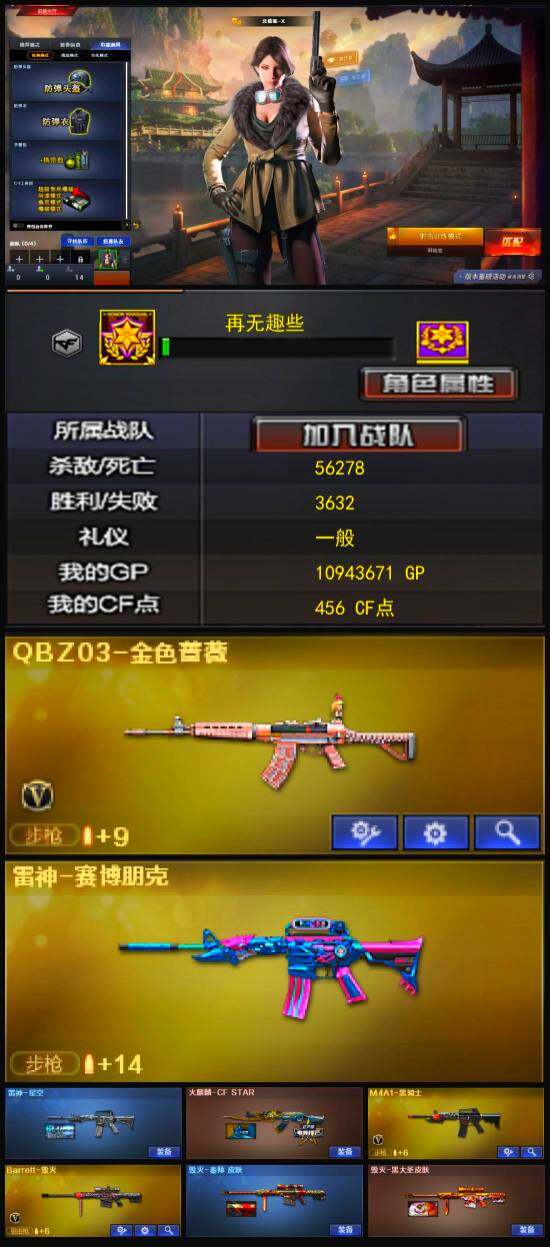 CFLX321716穿越火线账号详情图3