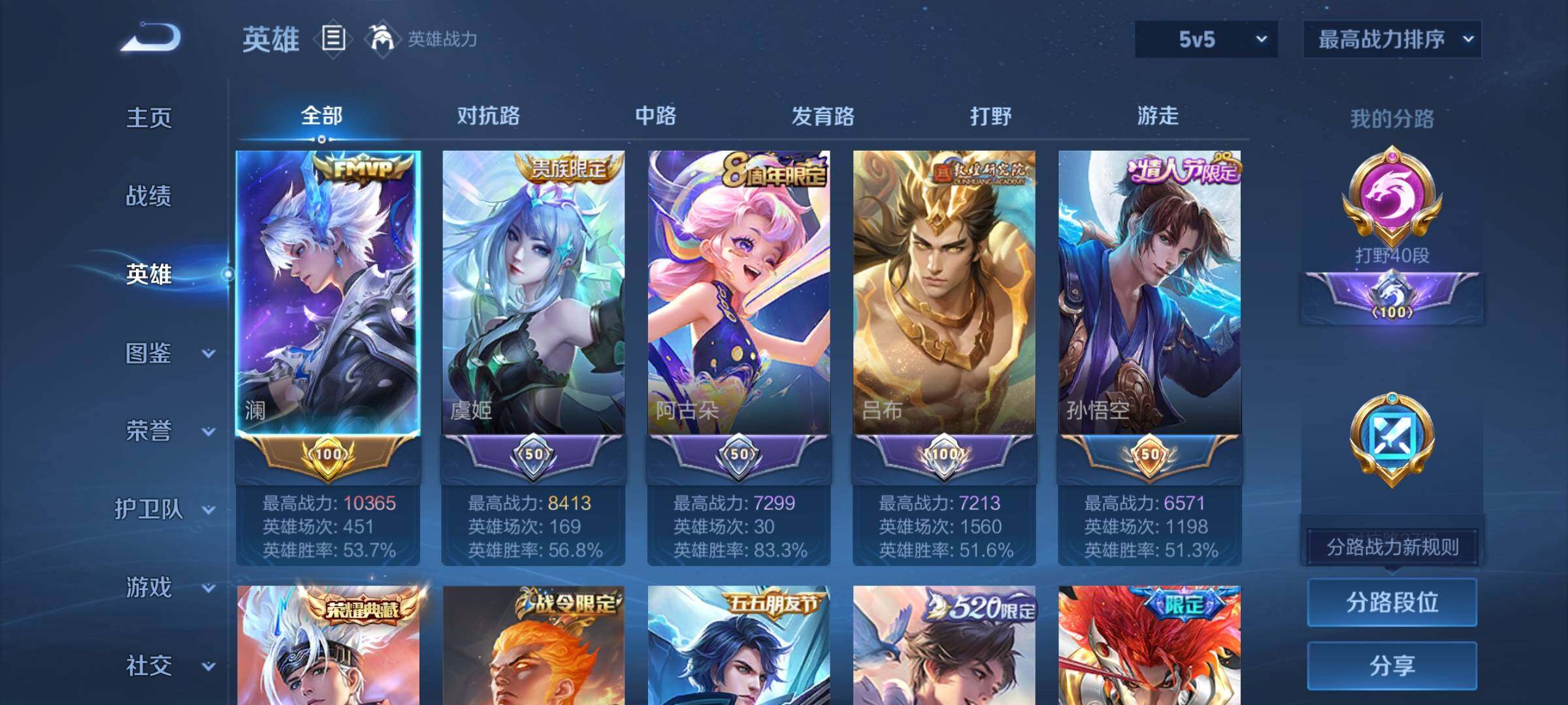 WZYXS3221583王者荣耀账号详情图3
