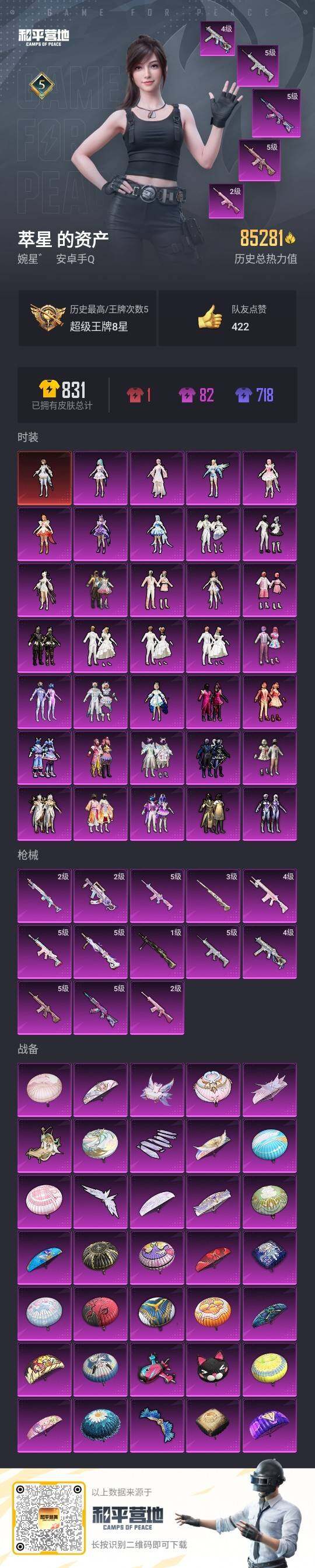 HPLE3300988和平精英账号详情图2
