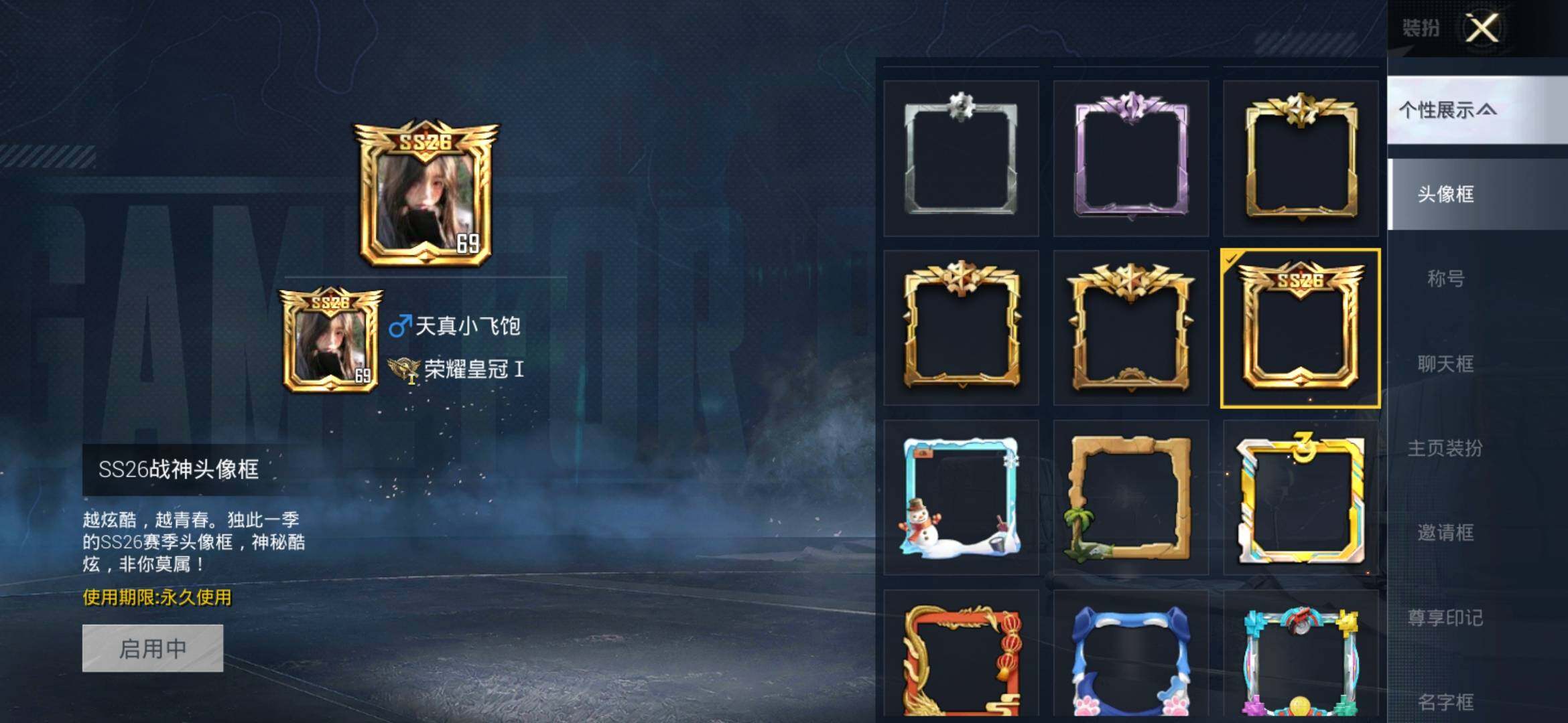 HPYXS3306899和平精英账号详情图4