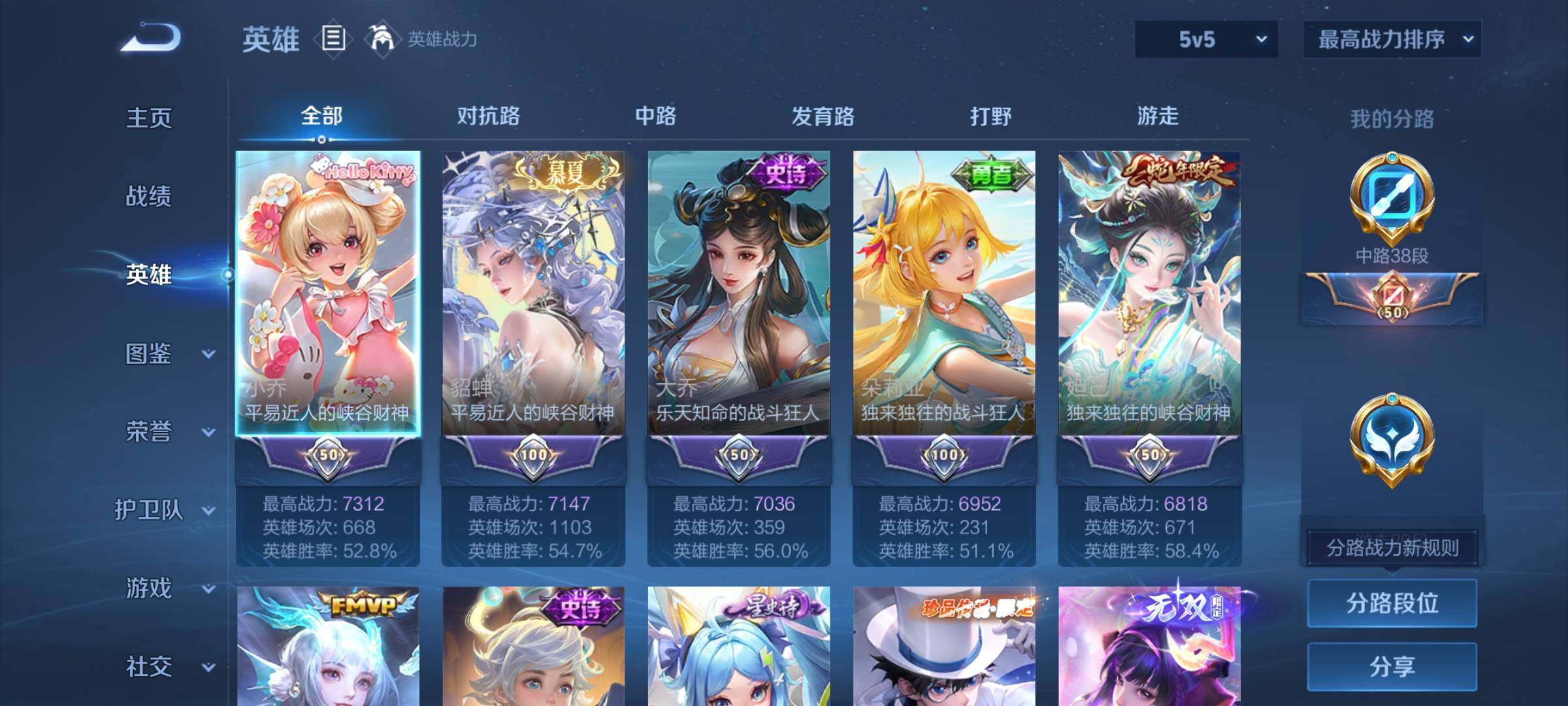 WZYXS3222174王者荣耀账号详情图5