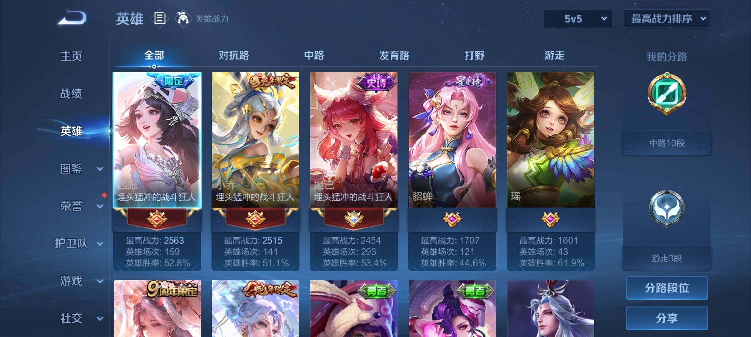 WZYXS3222175王者荣耀账号详情图3