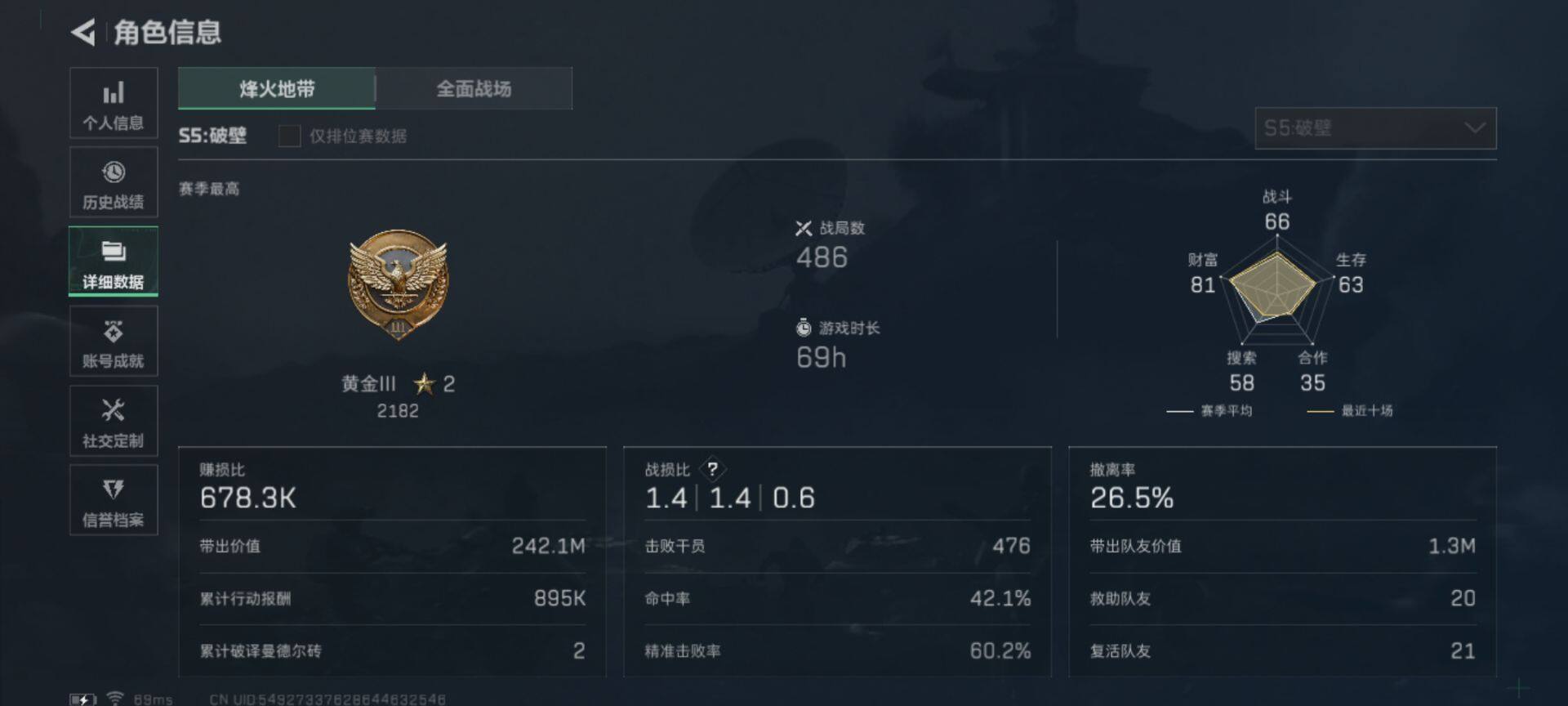 SJZEY316164三角洲行动账号详情图2 SJZEY316164三角洲行动账号详情图2